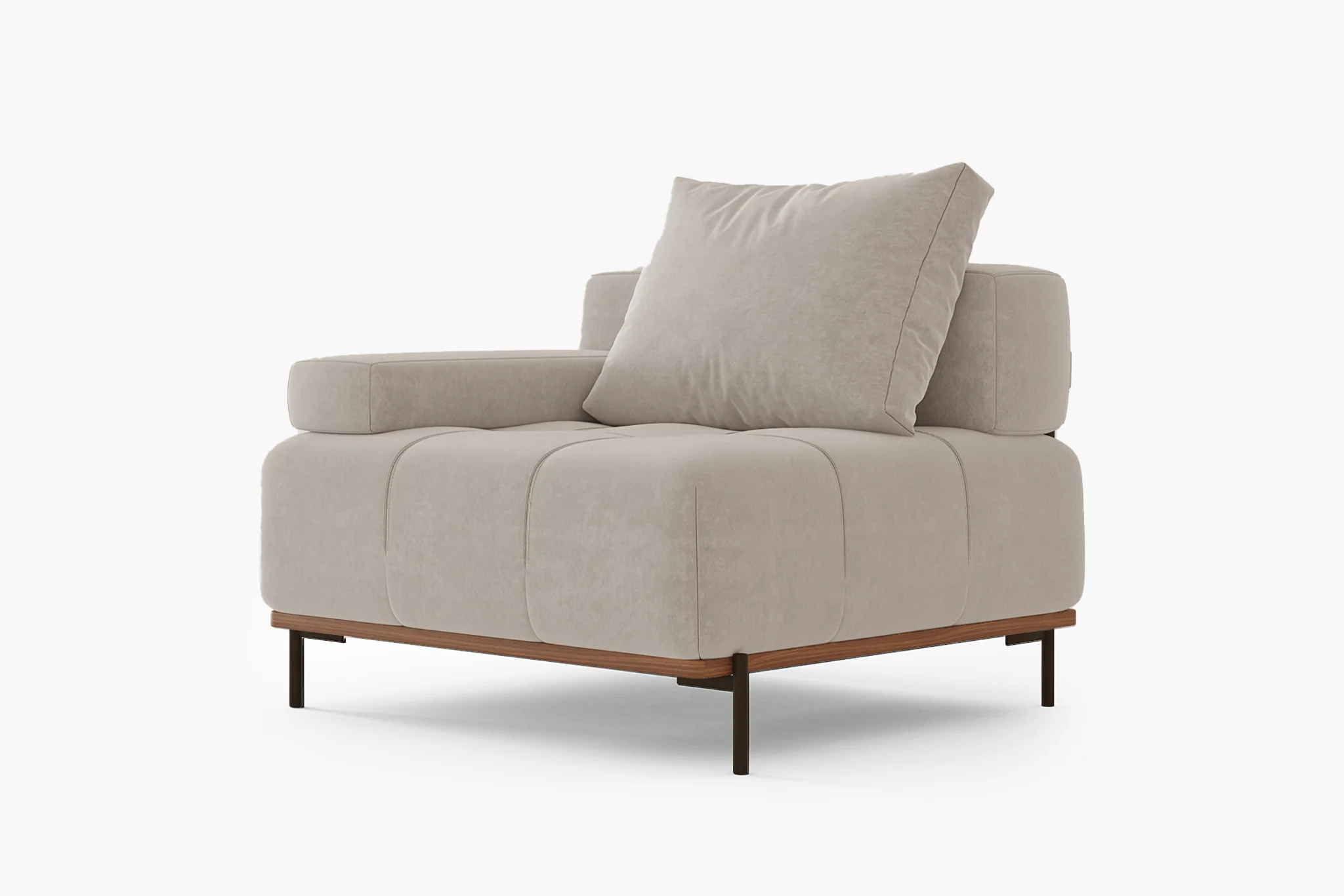 Nivala Suedette Reversible Modular Sofa - Image 14