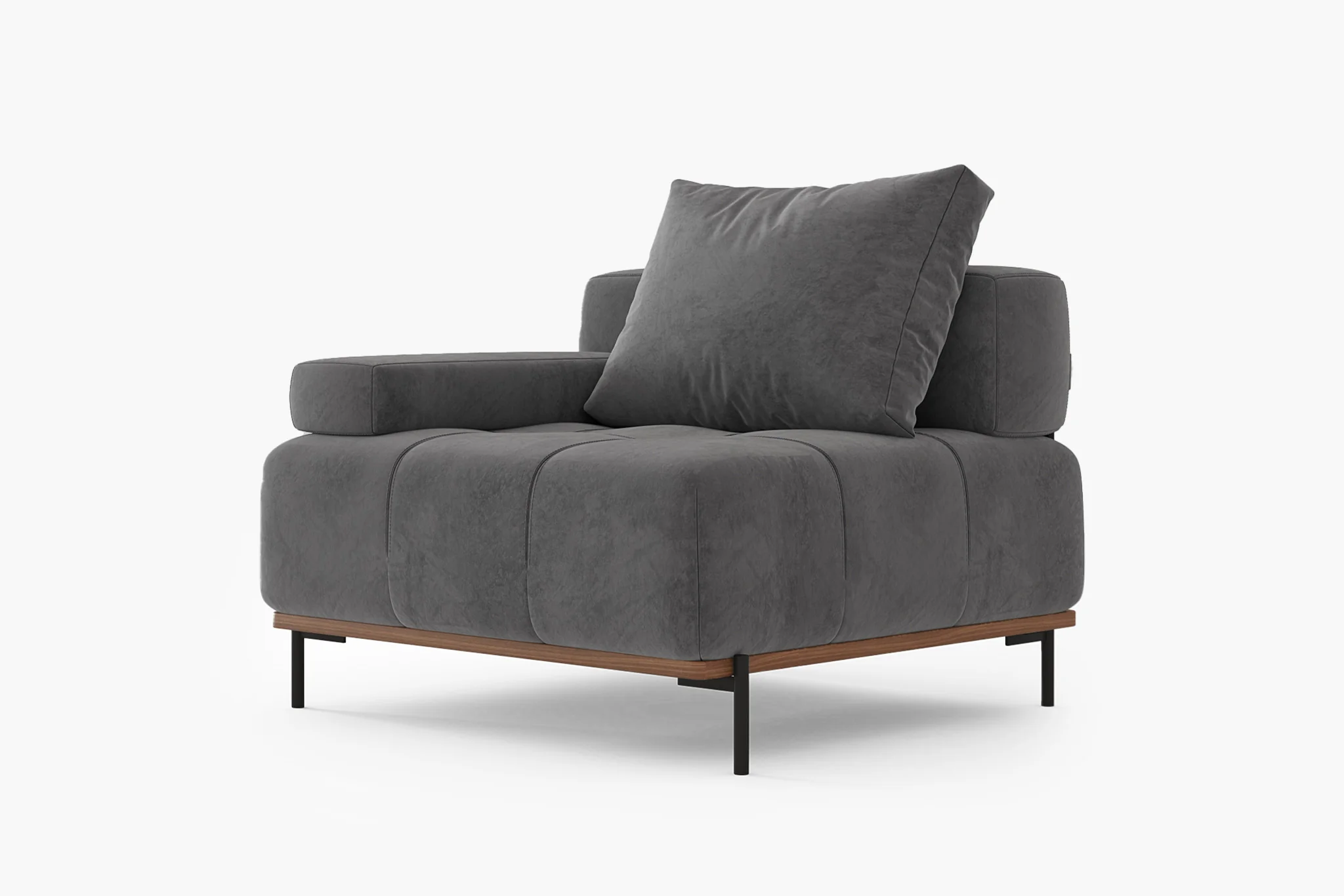 Nivala Suedette Reversible Modular Sofa - Image 23