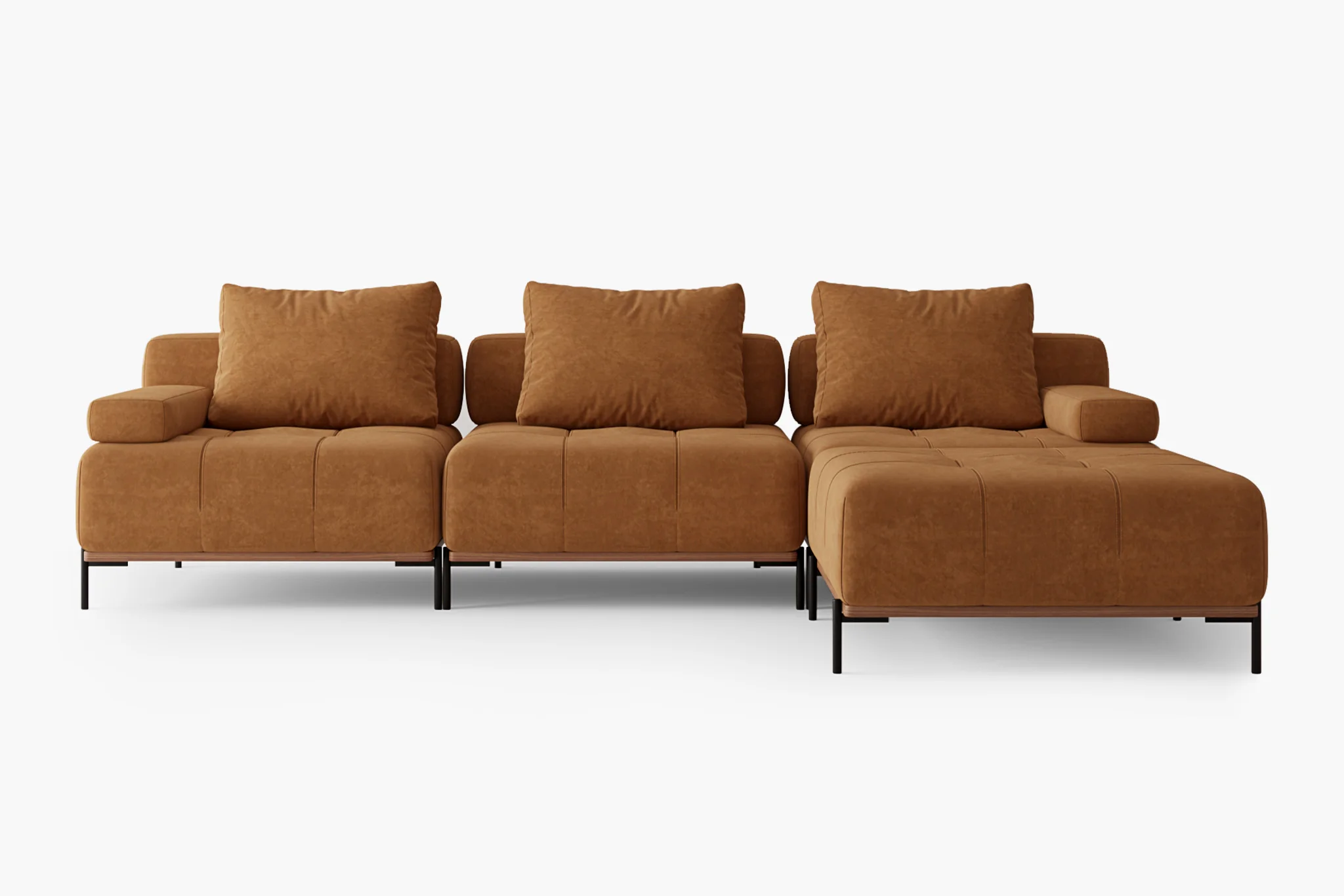 Nivala Suedette Reversible Modular Sofa - Image 27