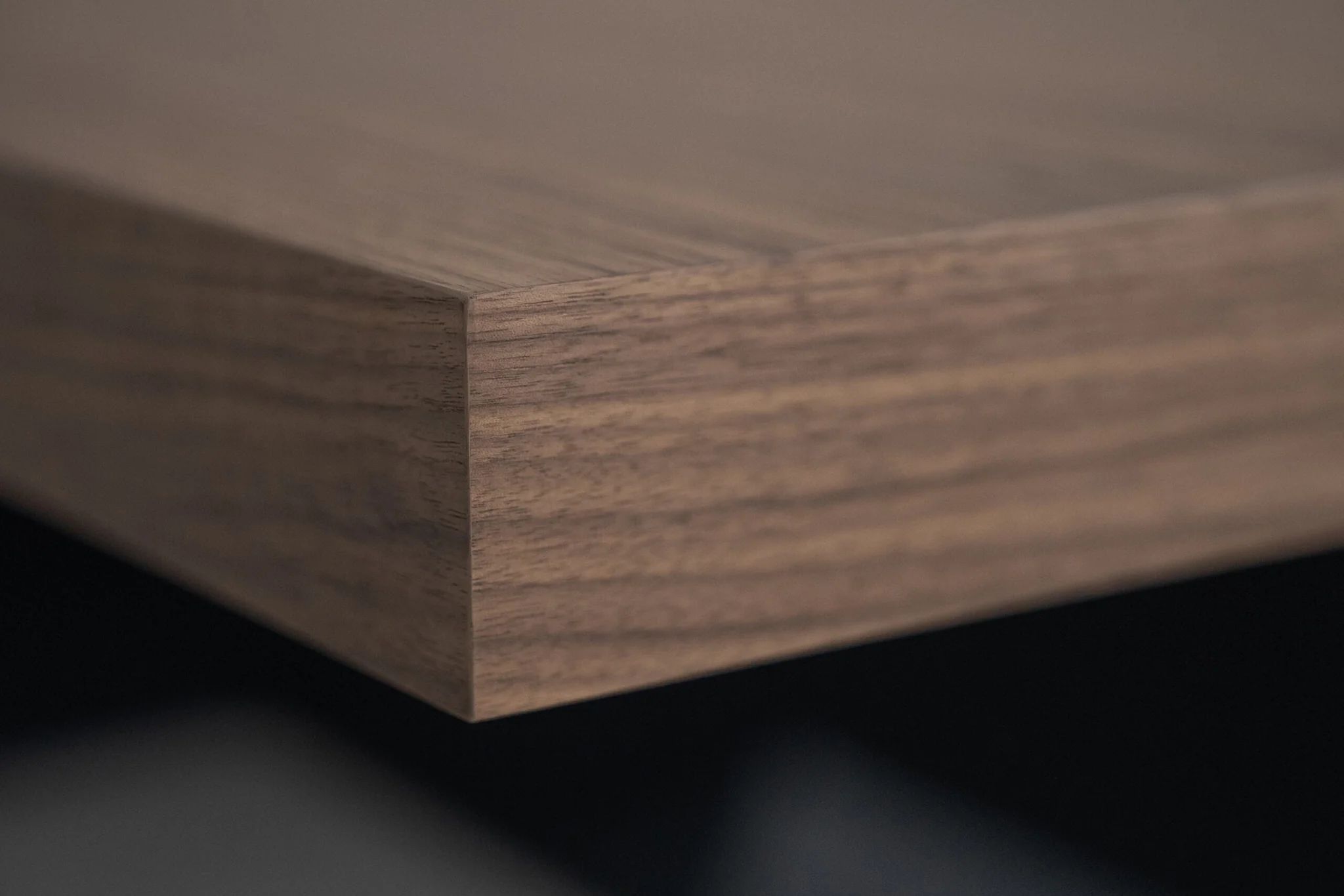 Peak Low Rectangular Coffee Table with Geometric Base - Image 8