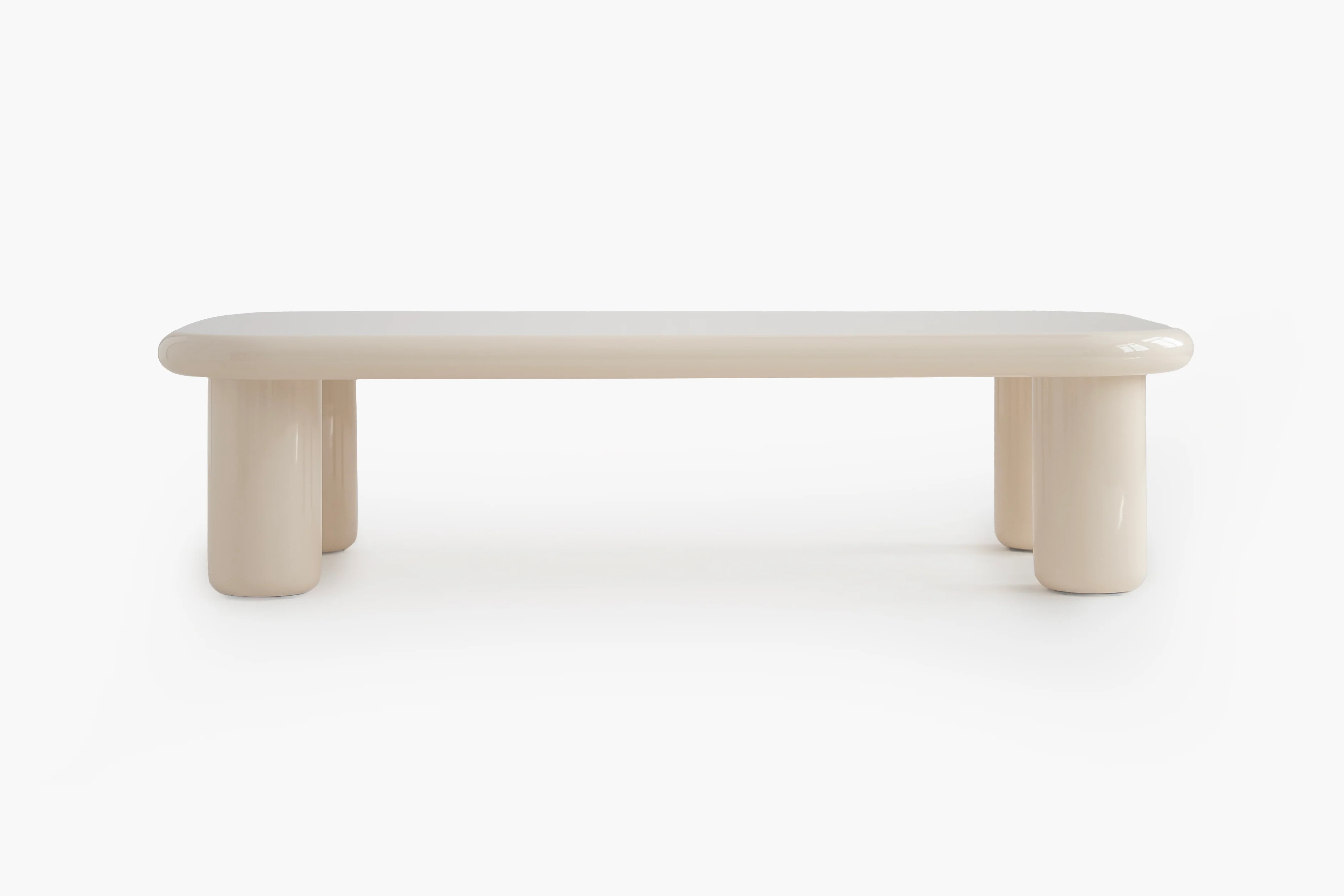 Pebble Companions Soft Hue Arc-Edge Long Table - Image 4