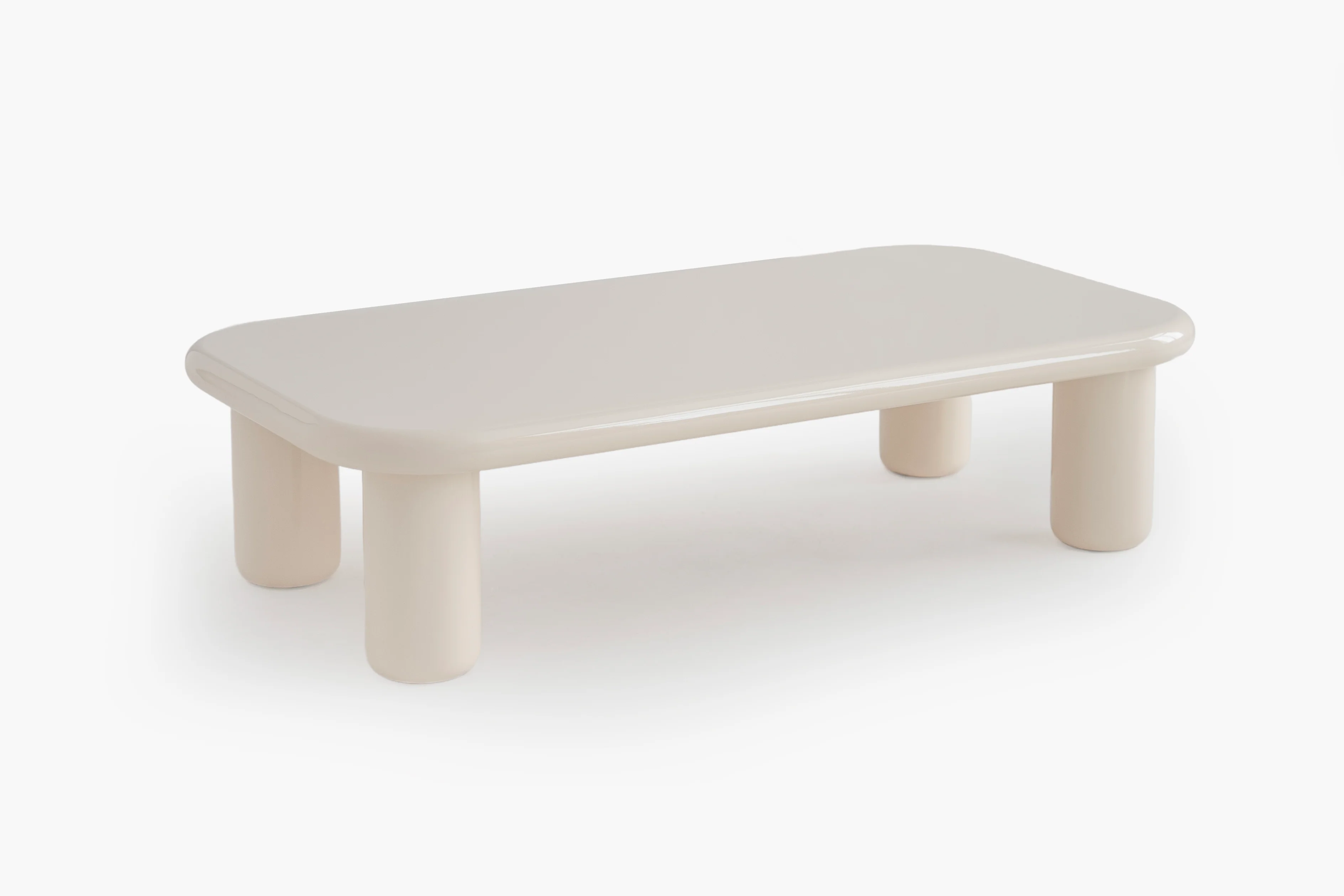 Pebble Companions Soft Hue Arc-Edge Long Table - Image 7