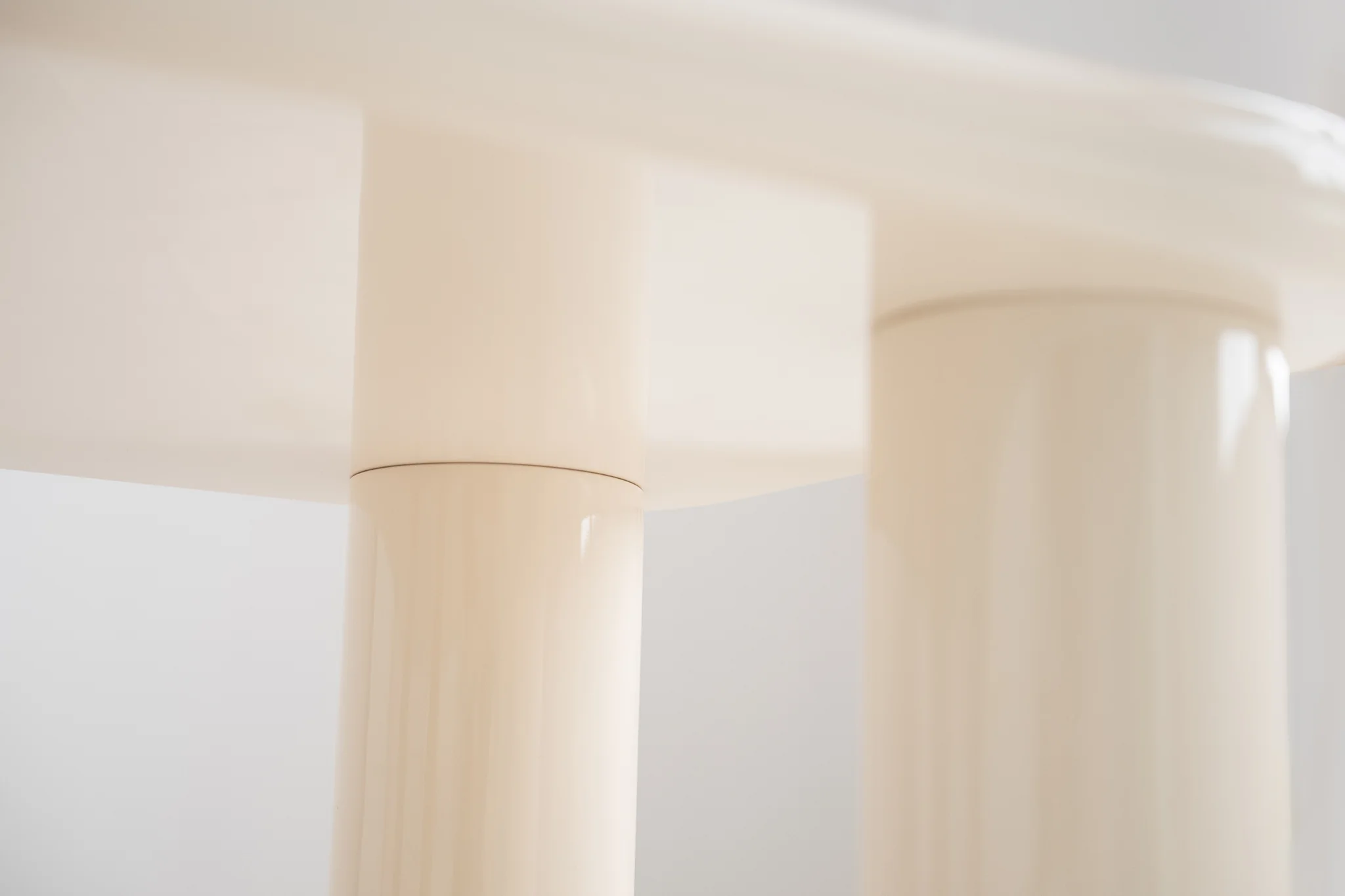 Pebble Companions Soft Hue Arc-Edge Long Table - Image 9