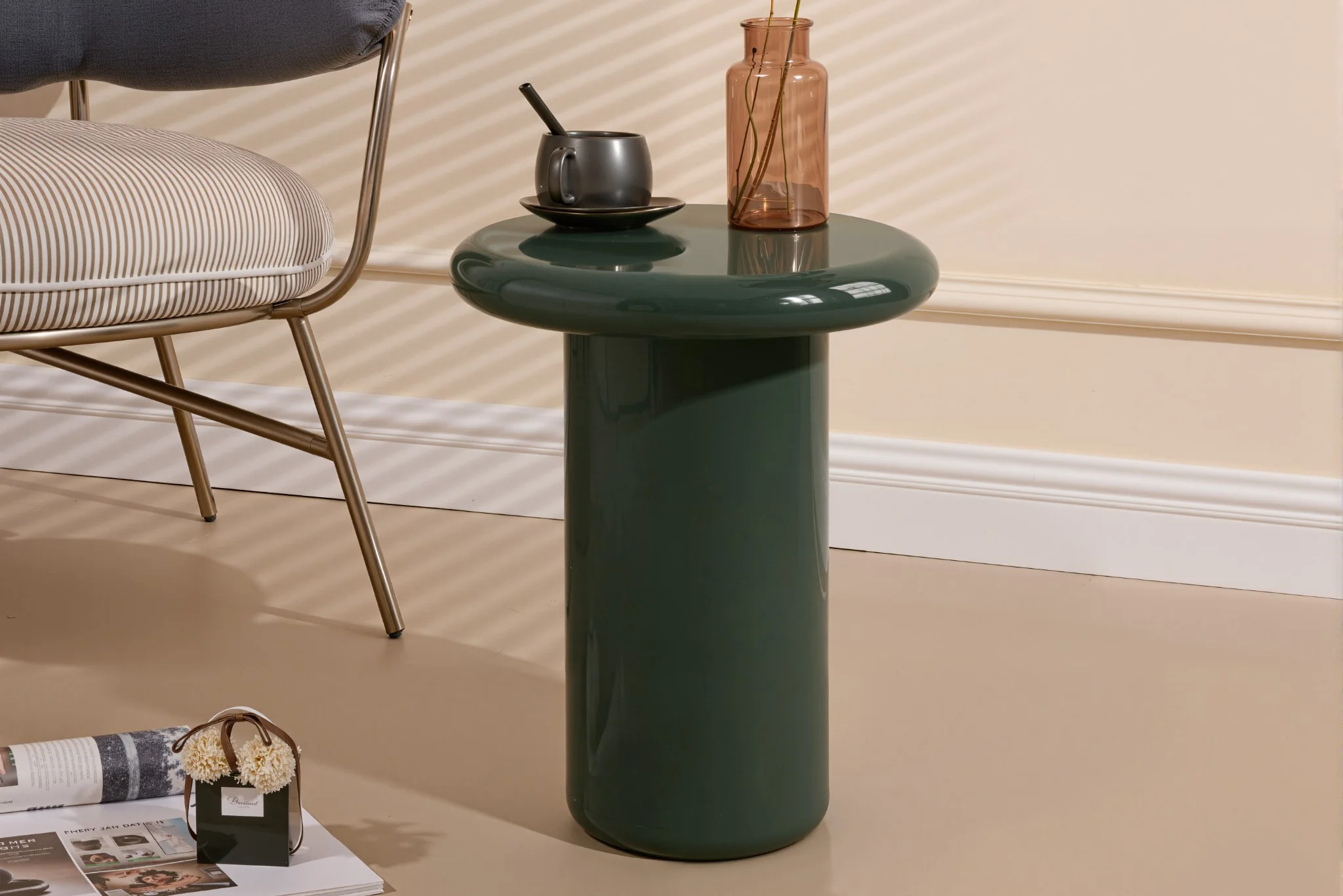 Pebble Companions Soft Hue Round Side Table - Image 8