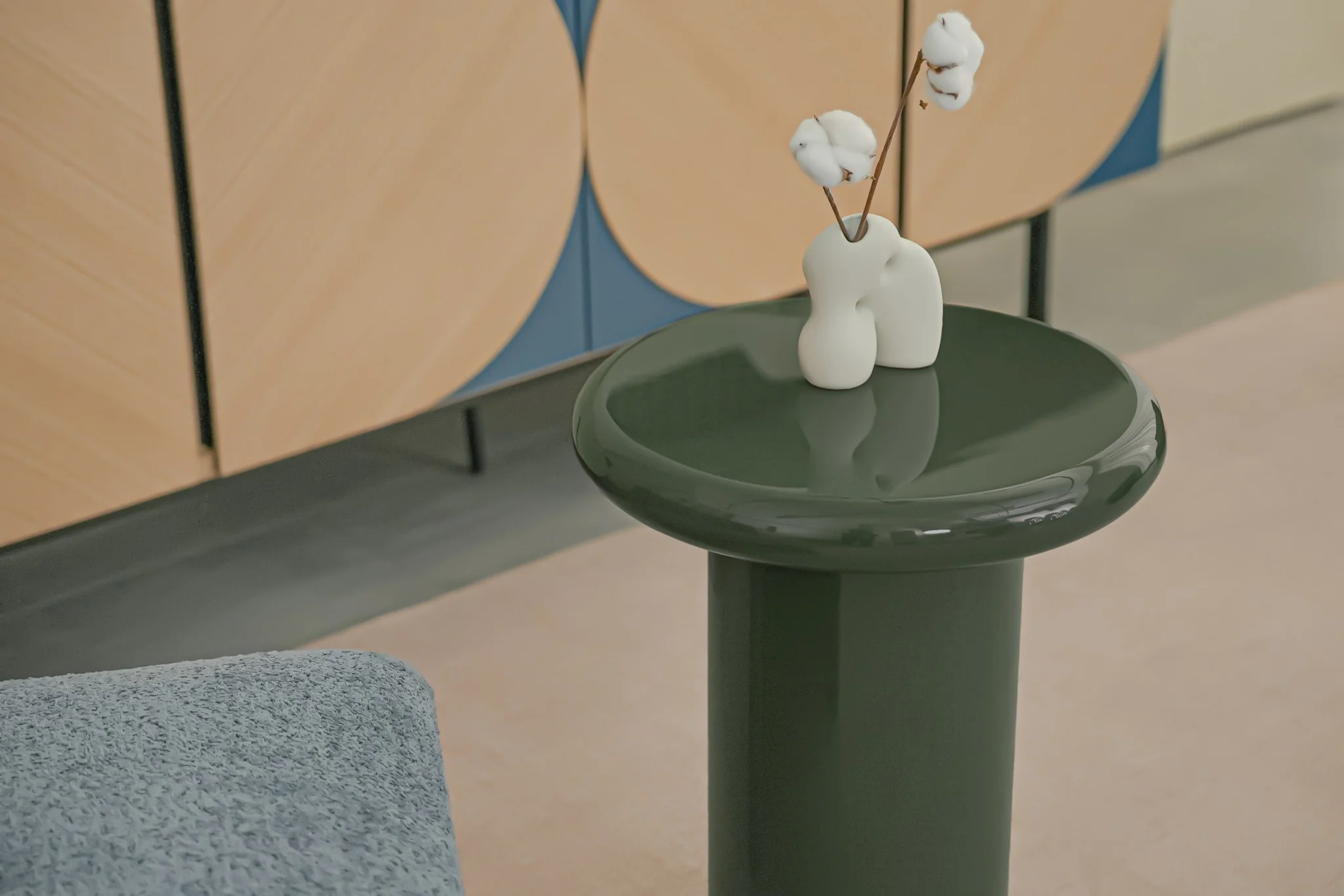 Pebble Companions Soft Hue Round Side Table - Image 9