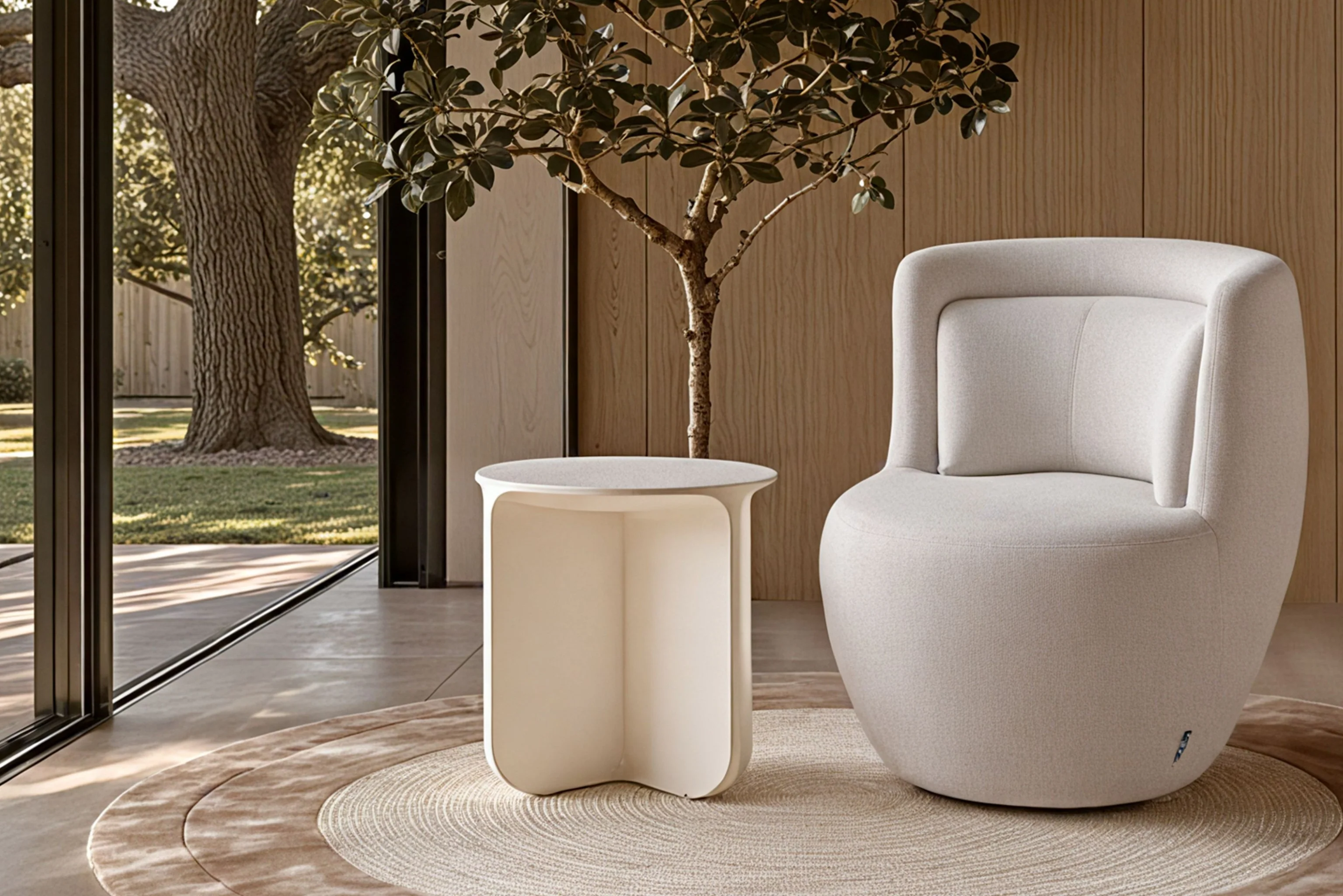 Petal Round Coffee Table with Side Table Set - Image 29
