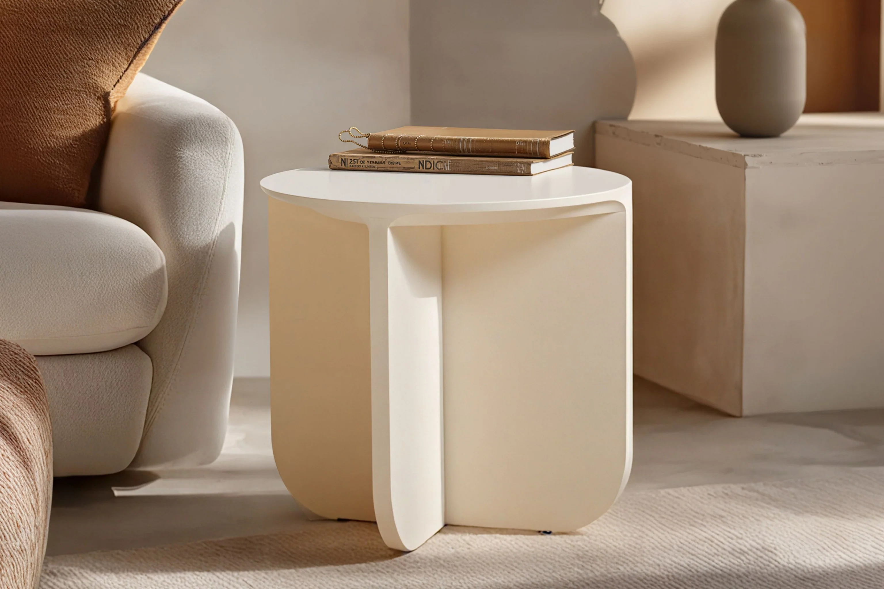 Petal Round Coffee Table with Side Table Set - Image 30