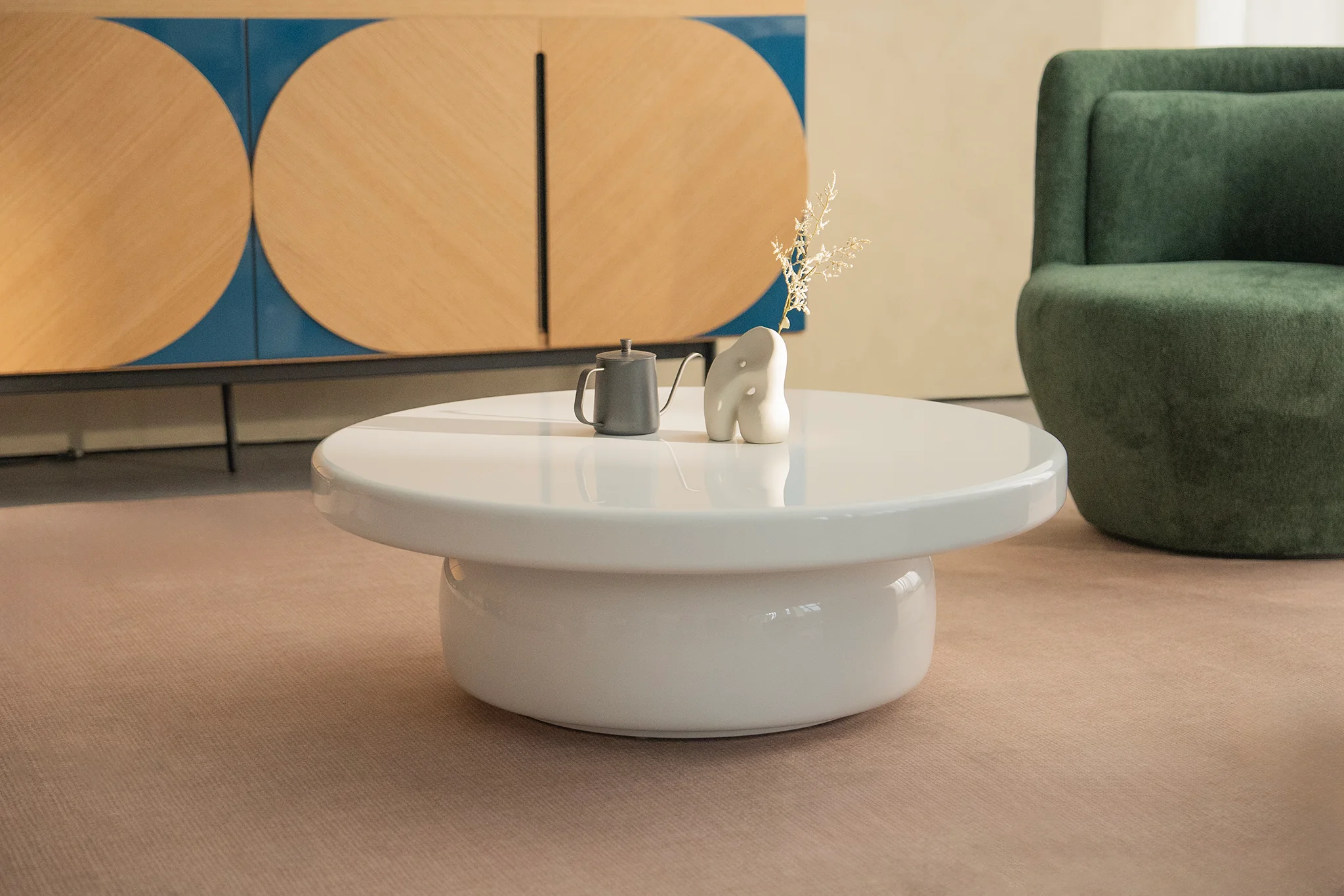 Seki Circular Coffee Table - Image 3