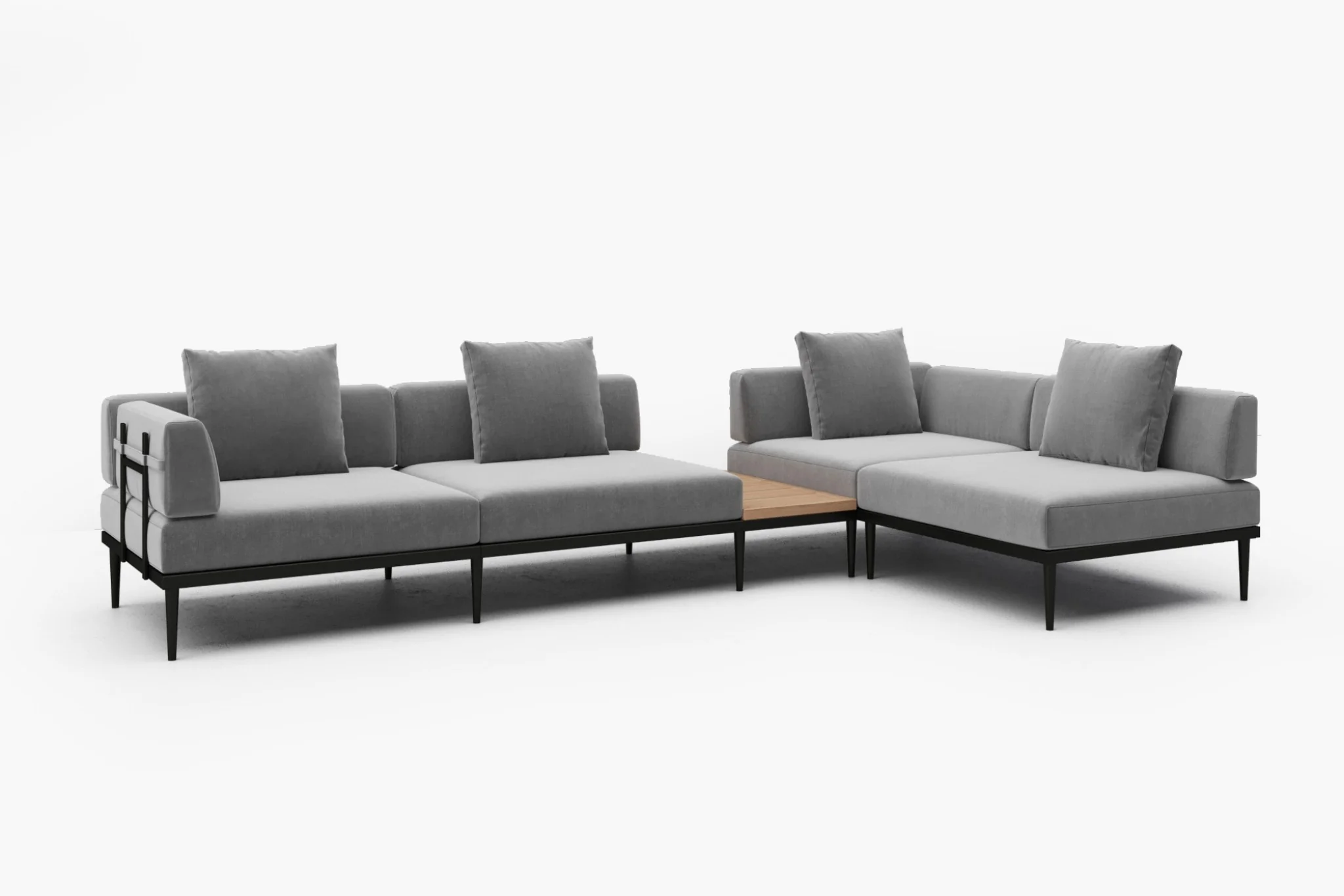 Terra Modular Outdoor Sofa with Tables - Image 7