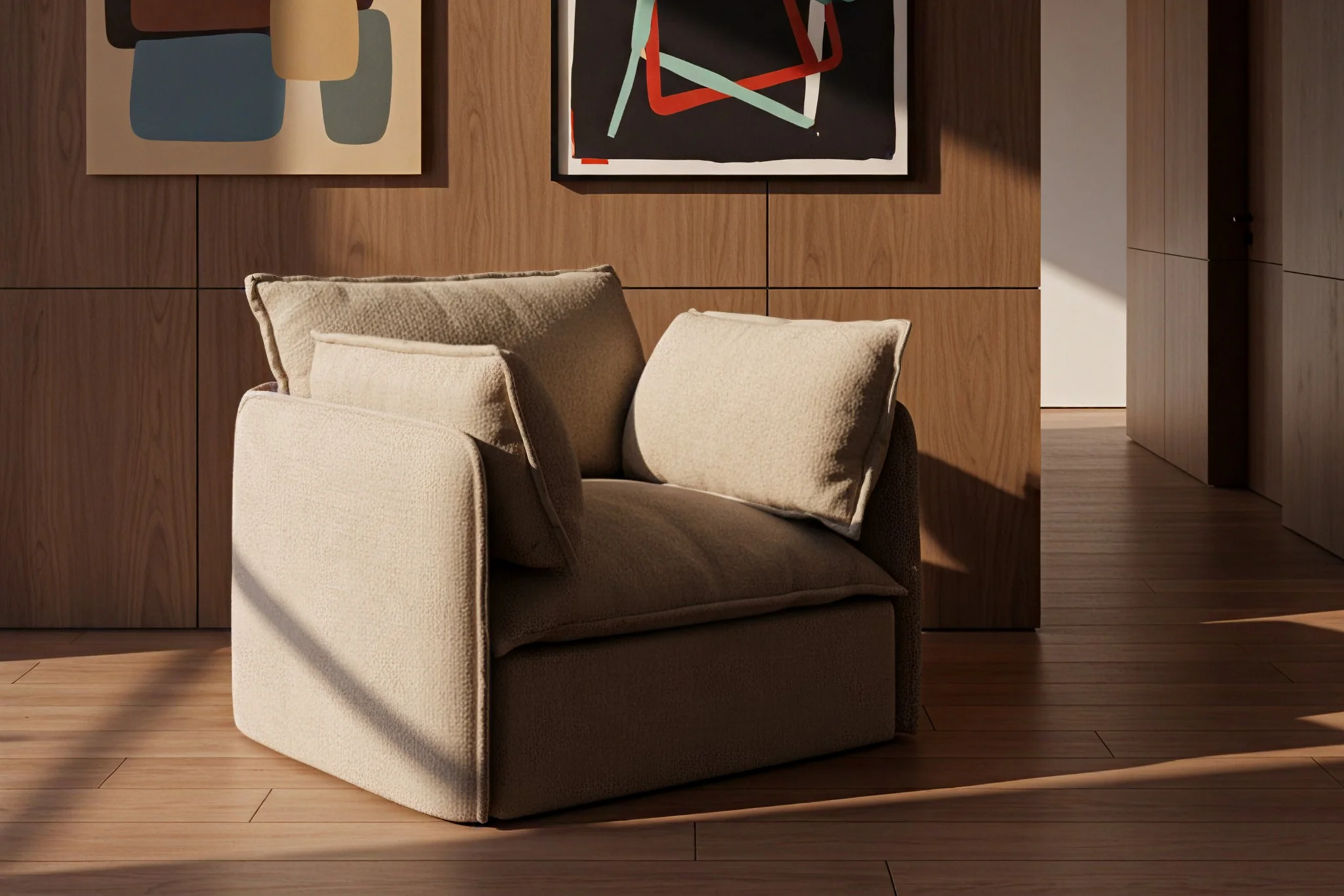 Vensa Modular Reversible Sectional Cloud Couch - Image 103