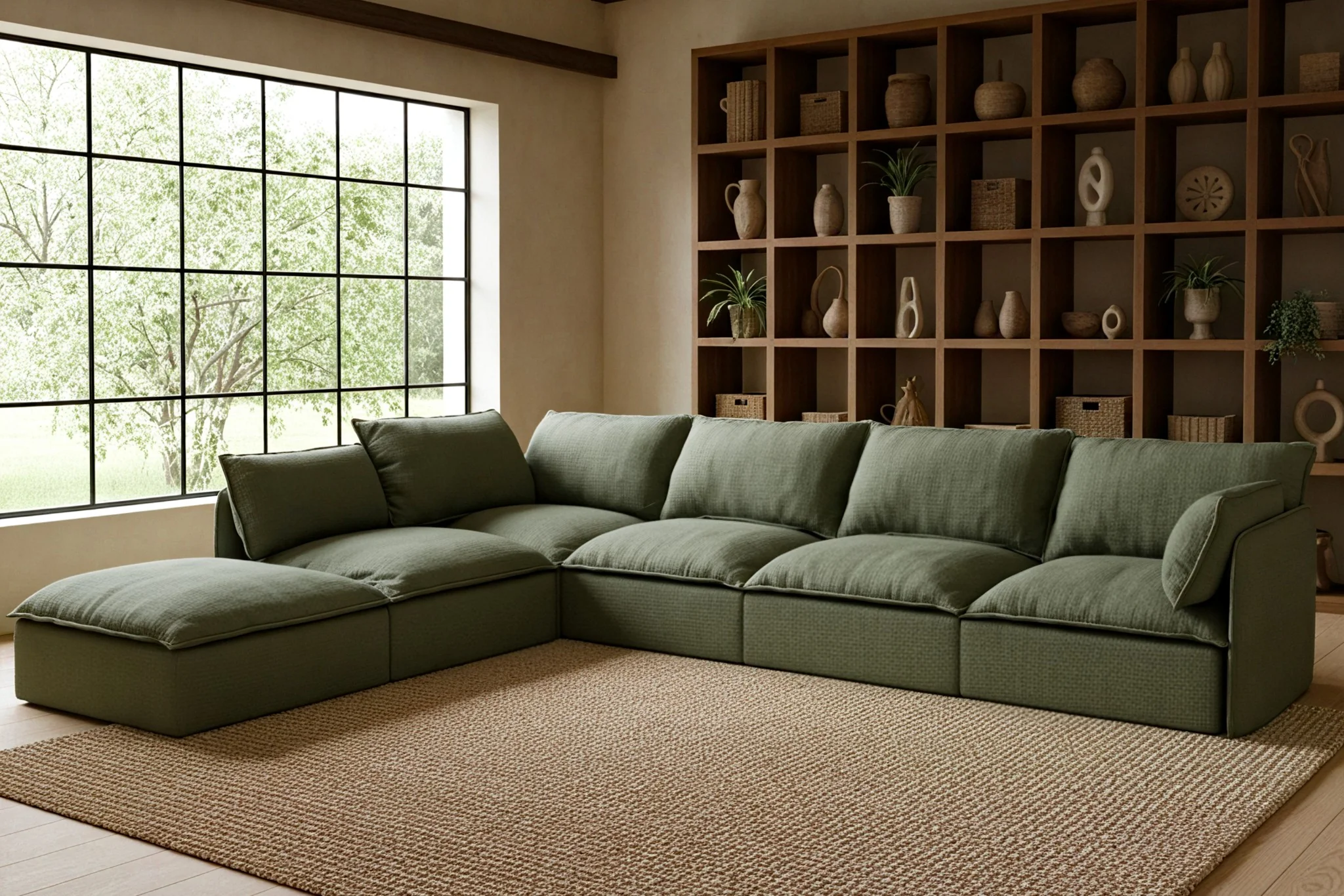 Vensa Modular Reversible Sectional Cloud Couch - Image 11
