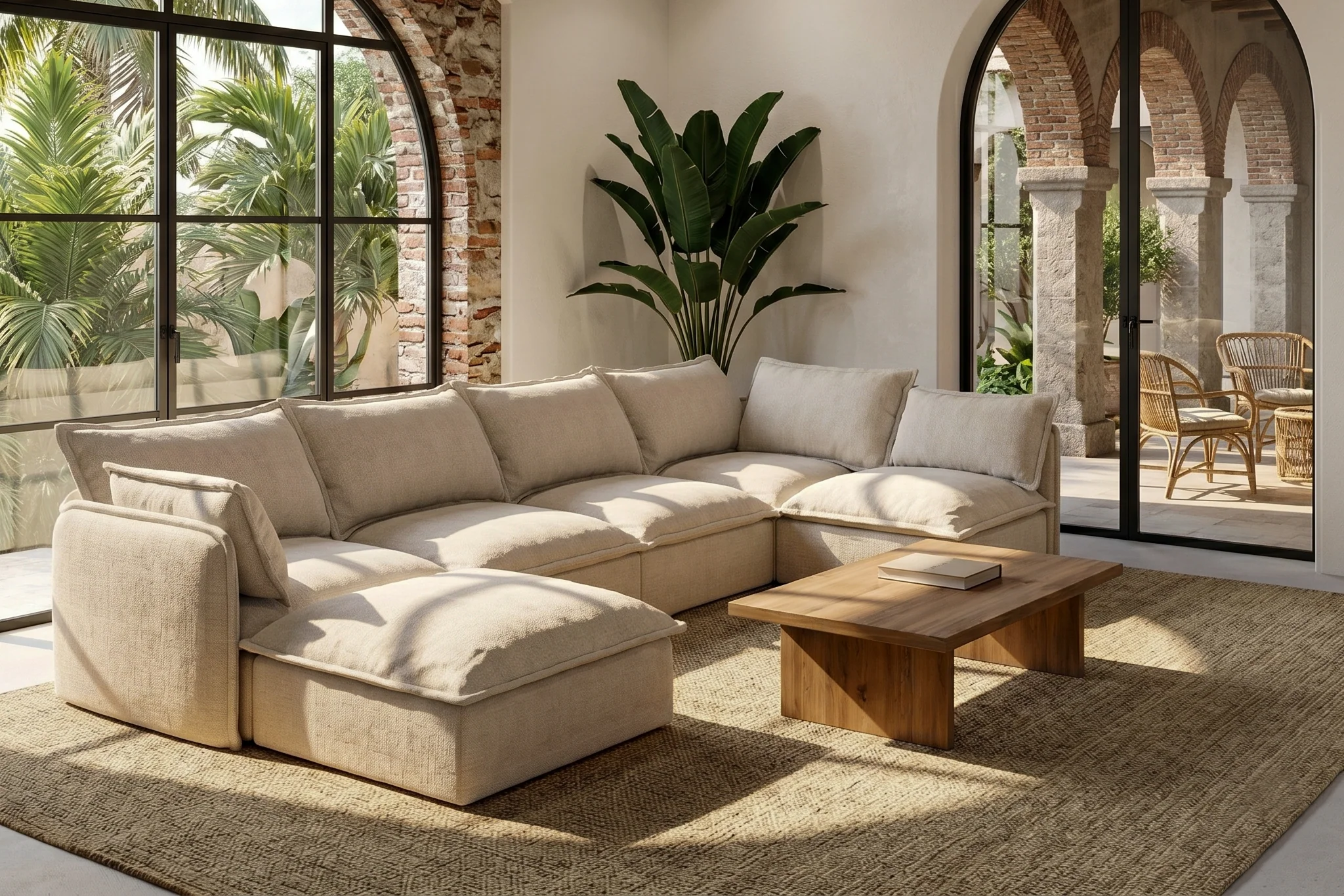 Vensa Modular Reversible Sectional Cloud Couch - Image 131