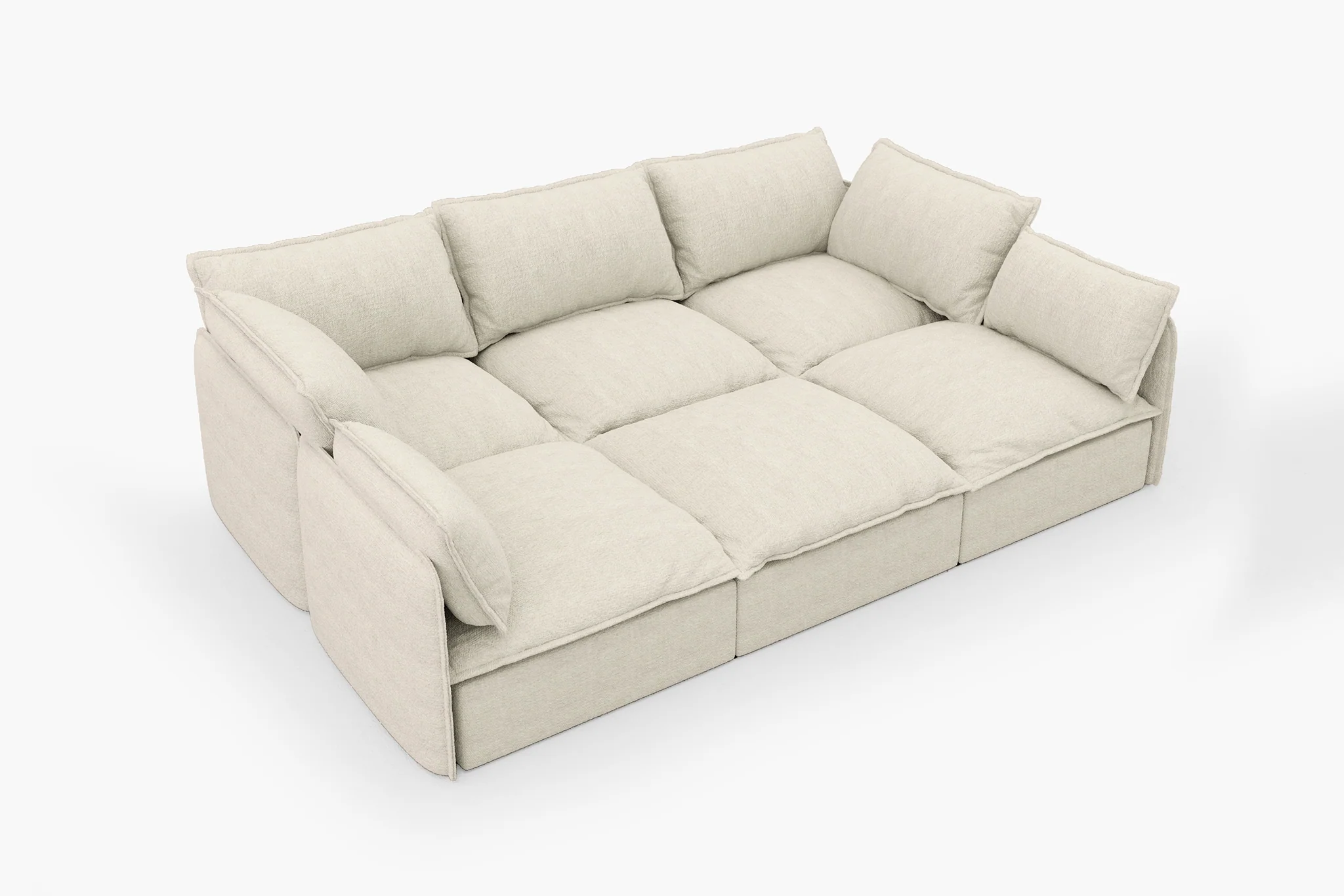 Vensa Modular Reversible Sectional Cloud Couch - Image 132