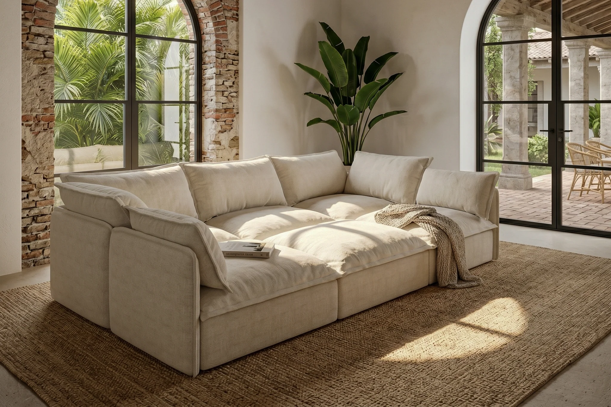 Vensa Modular Reversible Sectional Cloud Couch - Image 133
