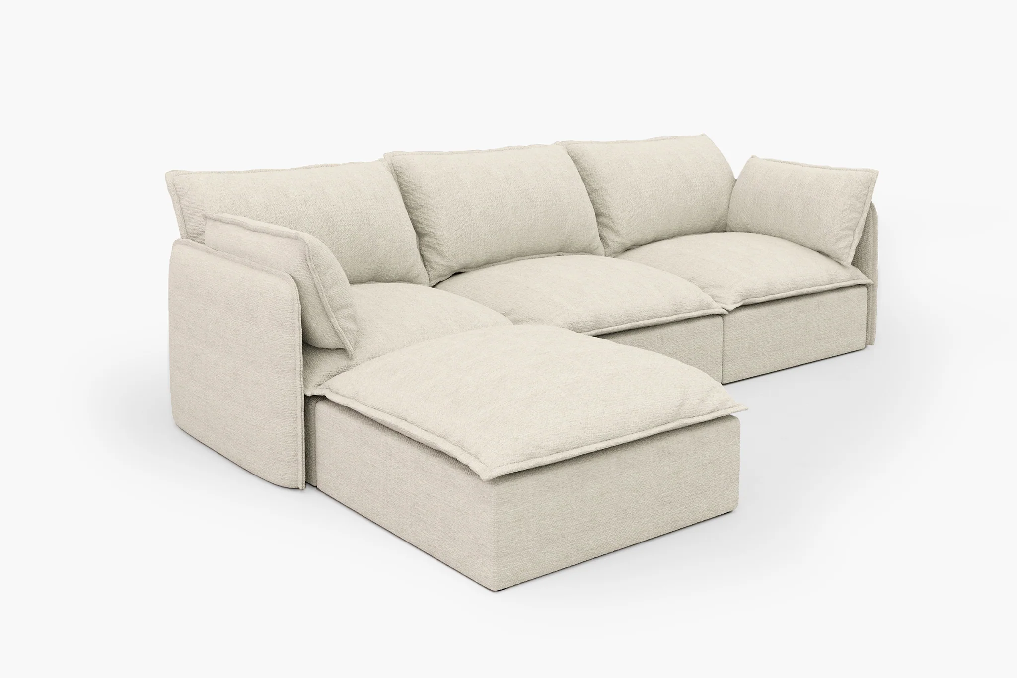 Vensa Modular Reversible Sectional Cloud Couch - Image 140