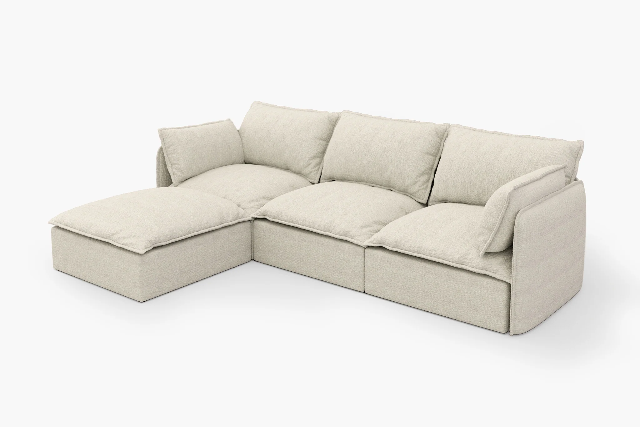 Vensa Modular Reversible Sectional Cloud Couch - Image 142