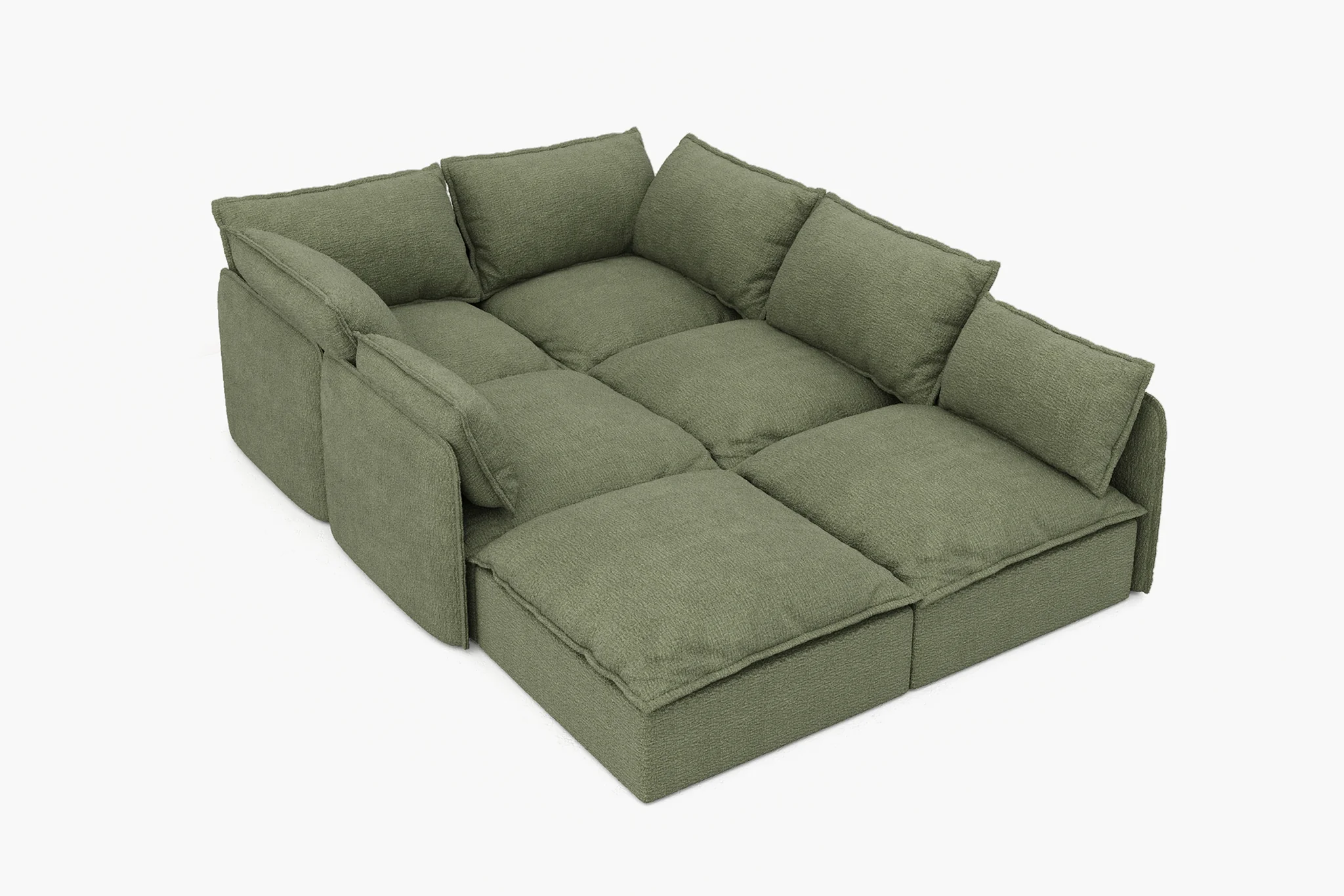 Vensa Modular Reversible Sectional Cloud Couch - Image 16