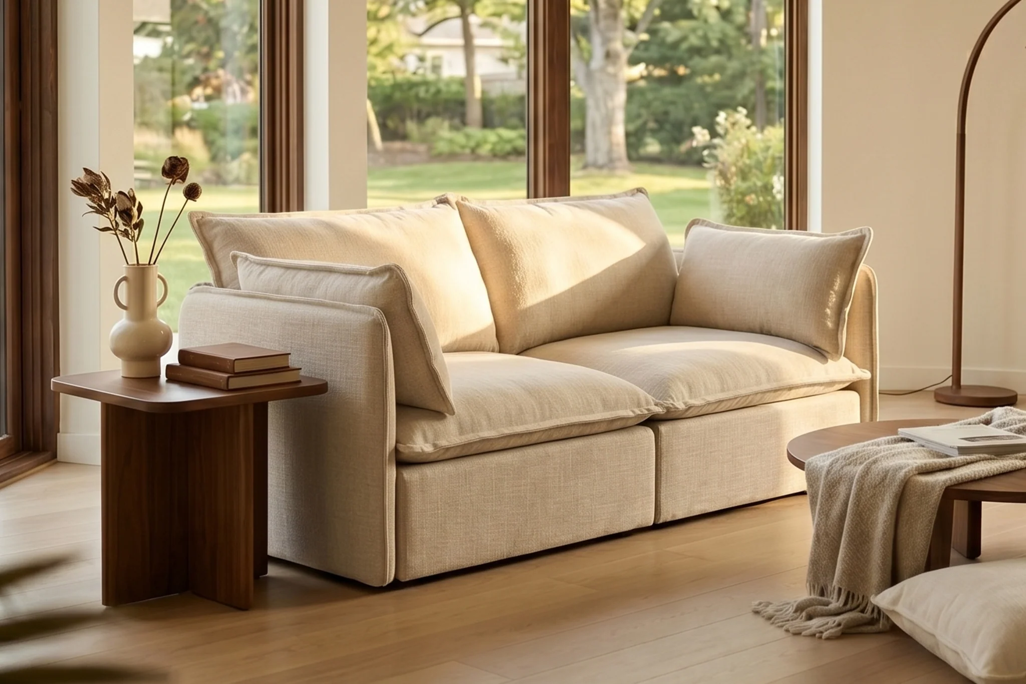 Vensa Modular Reversible Sectional Cloud Couch - Image 160