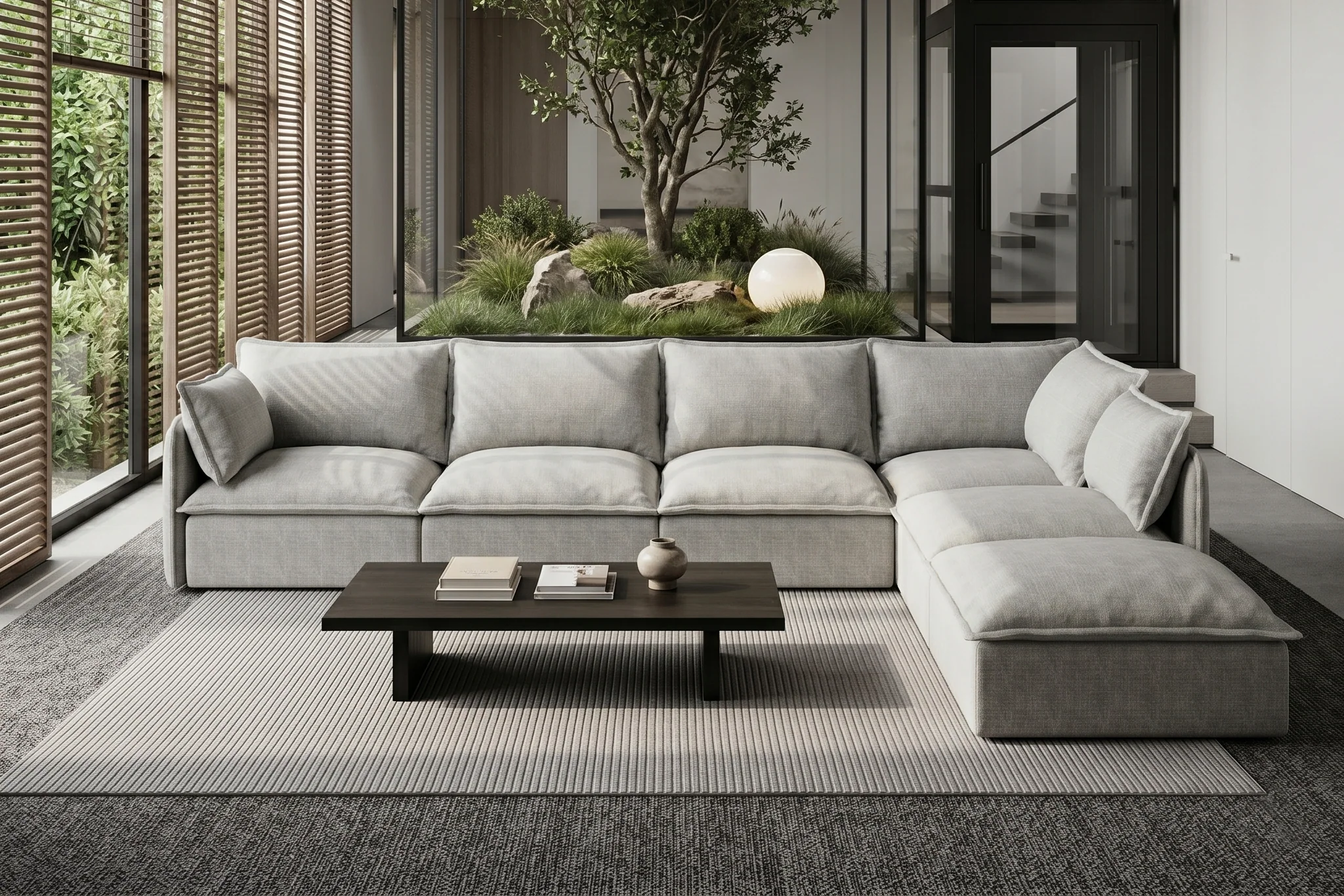 Vensa Modular Reversible Sectional Cloud Couch - Image 178