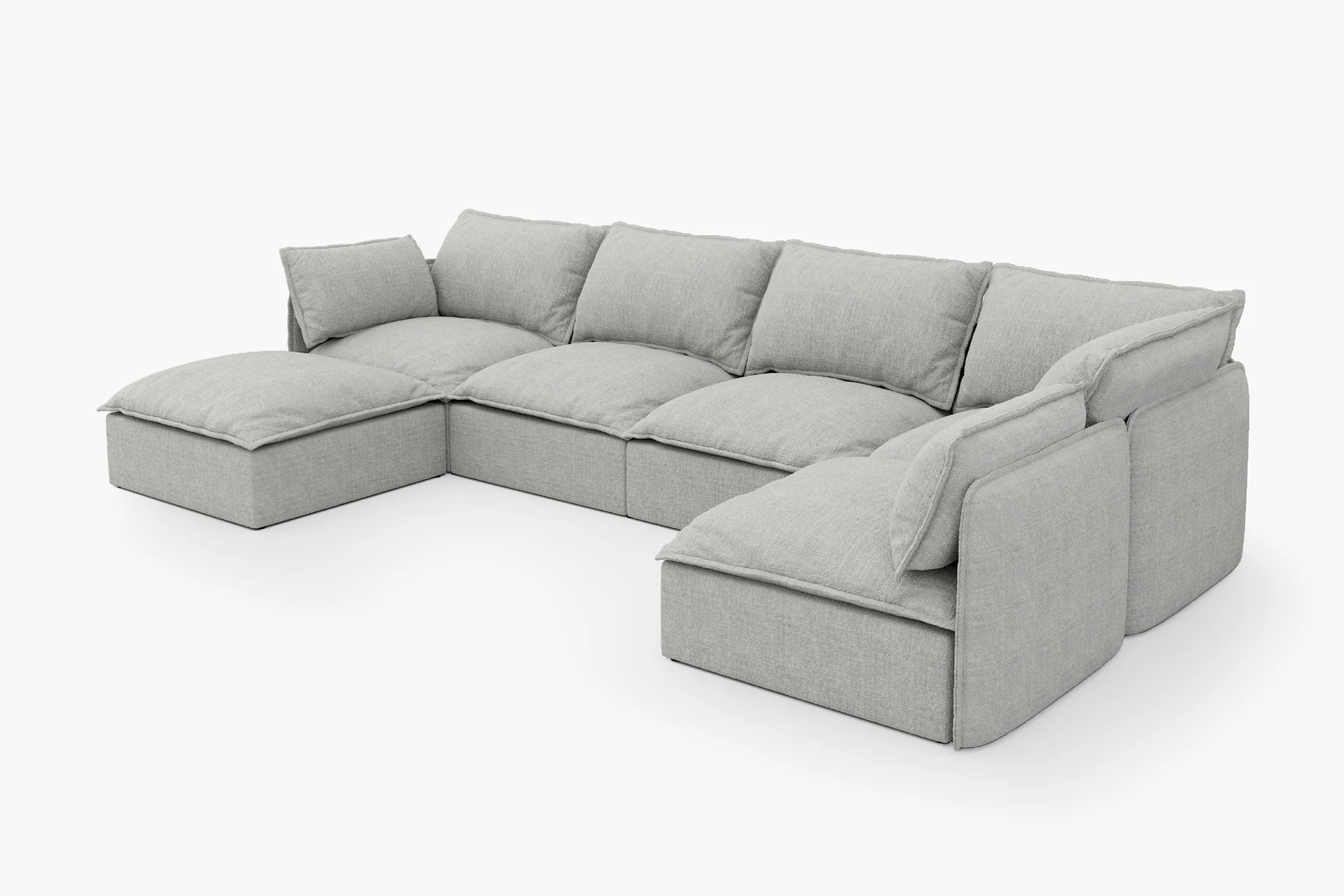 Vensa Modular Reversible Sectional Cloud Couch - Image 179