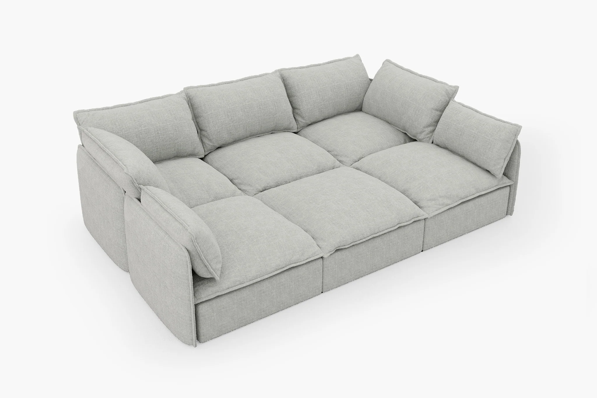 Vensa Modular Reversible Sectional Cloud Couch - Image 181