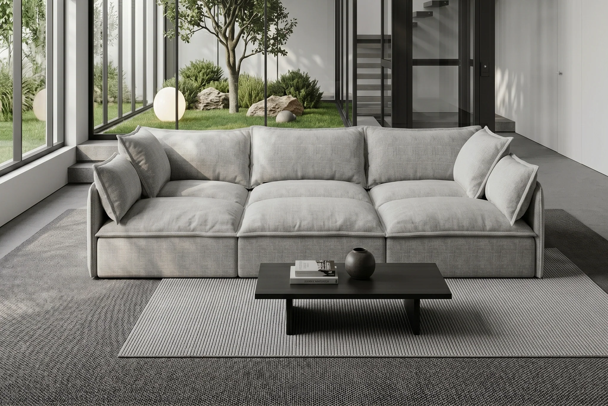 Vensa Modular Reversible Sectional Cloud Couch - Image 182