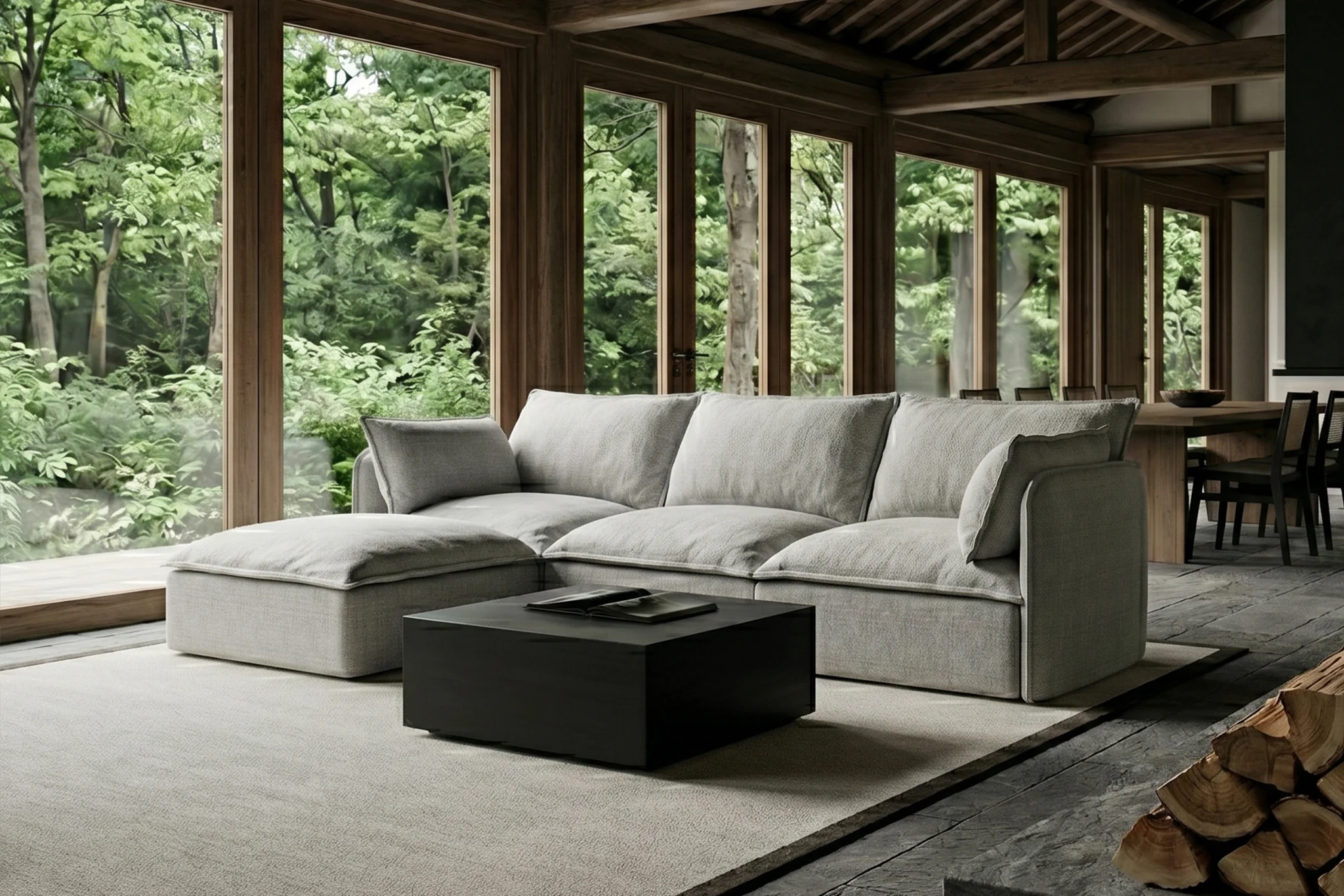 Vensa Modular Reversible Sectional Cloud Couch - Image 190