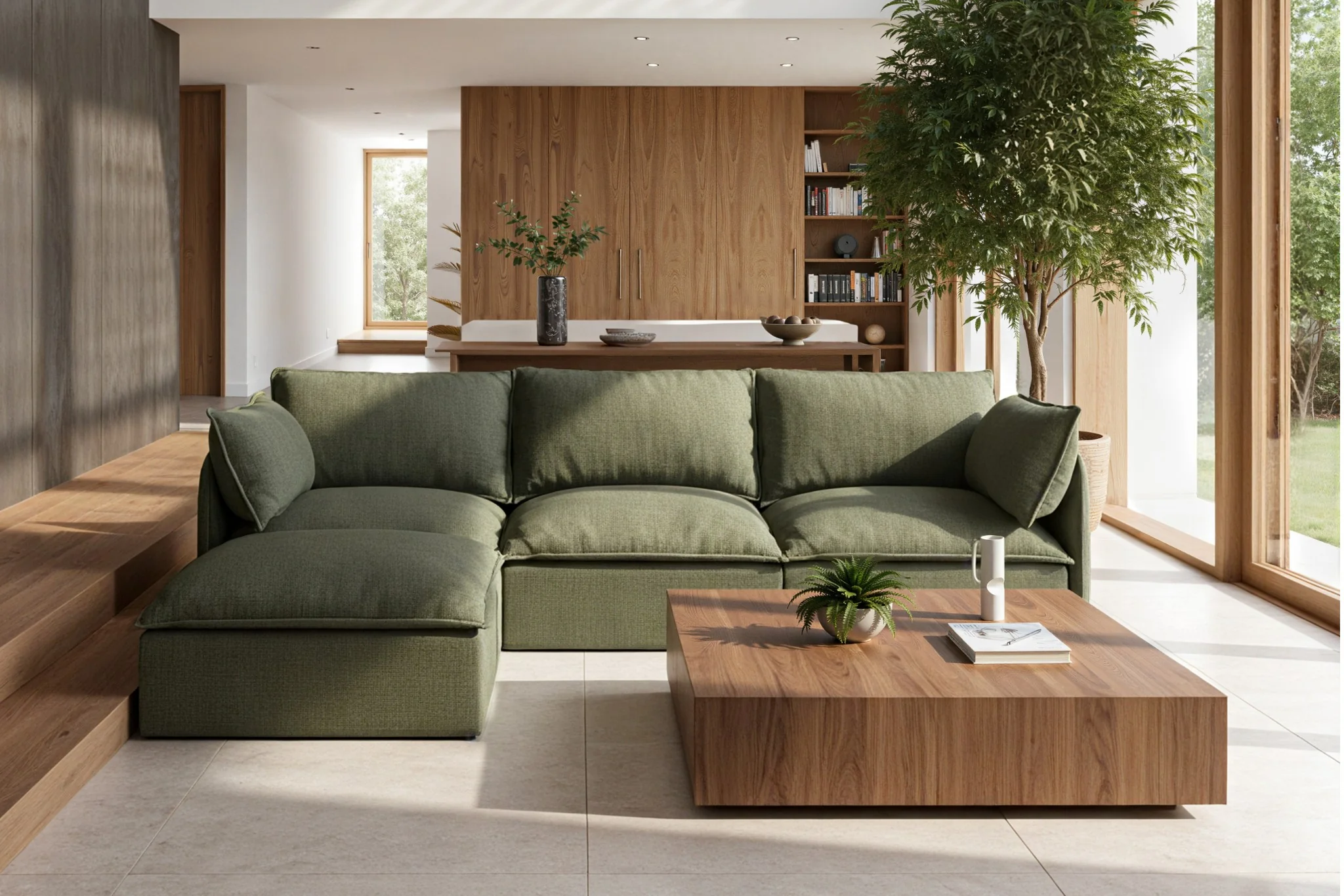 Vensa Modular Reversible Sectional Cloud Couch - Image 21