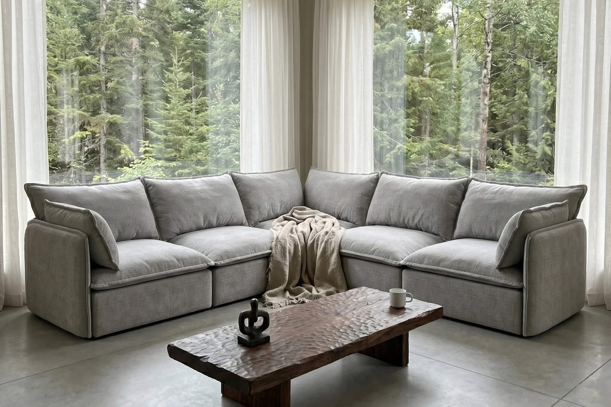 Vensa Modular Reversible Sectional Cloud Couch - Image 211