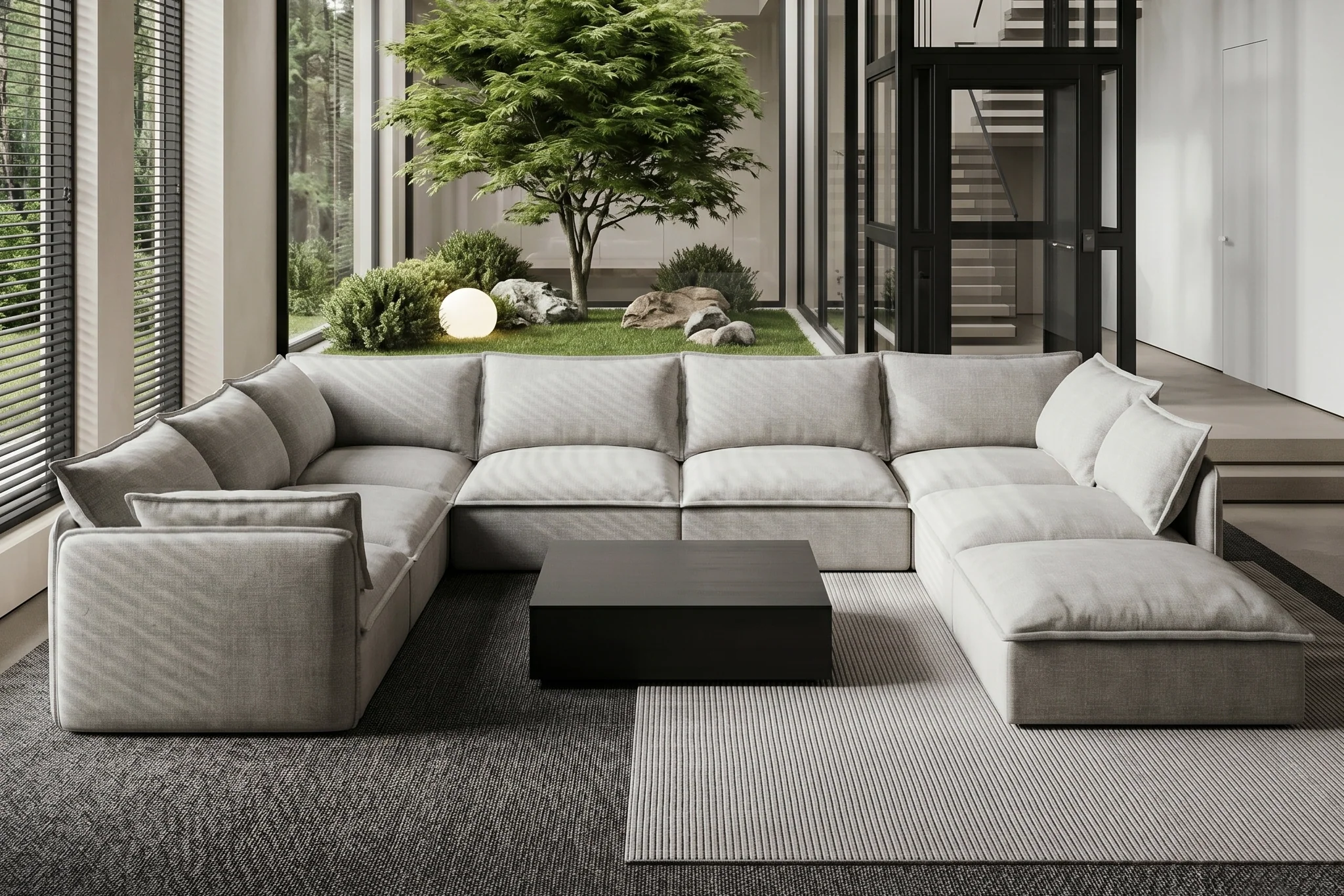 Vensa Modular Reversible Sectional Cloud Couch - Image 217
