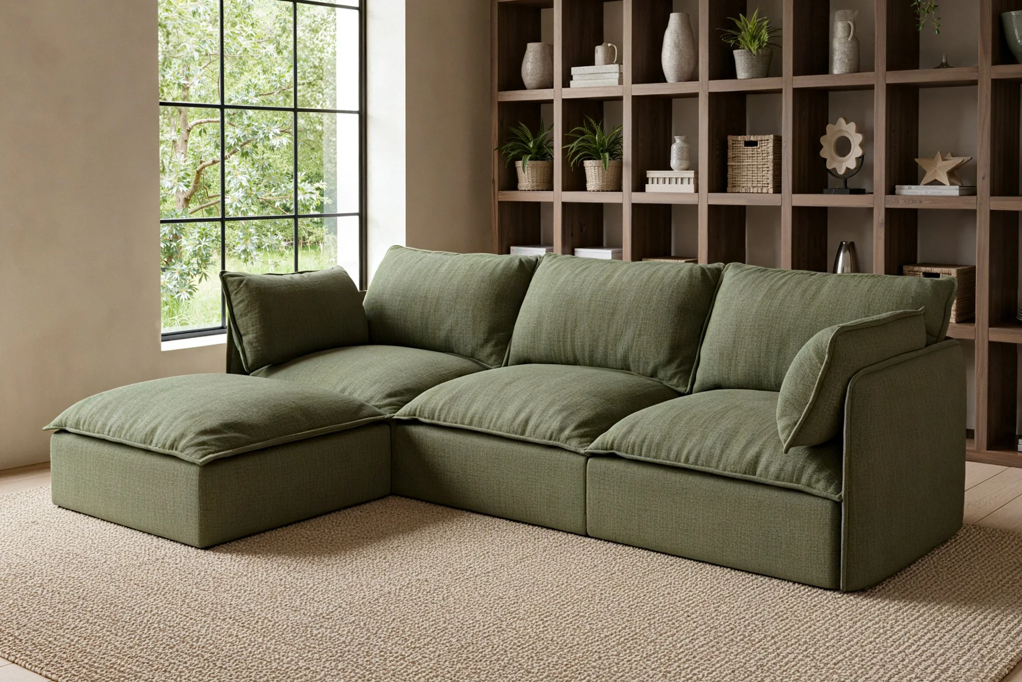Vensa Modular Reversible Sectional Cloud Couch - Image 29