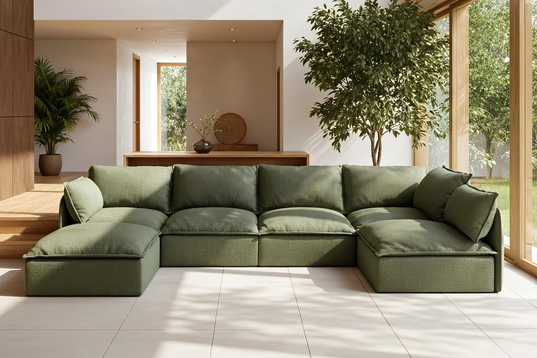 Vensa Modular Reversible Sectional Cloud Couch - Image 3
