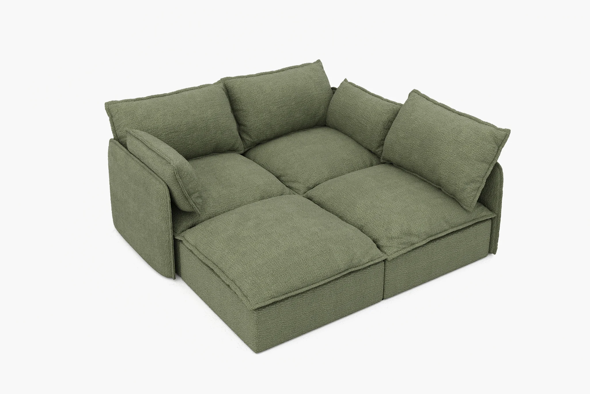 Vensa Modular Reversible Sectional Cloud Couch - Image 32