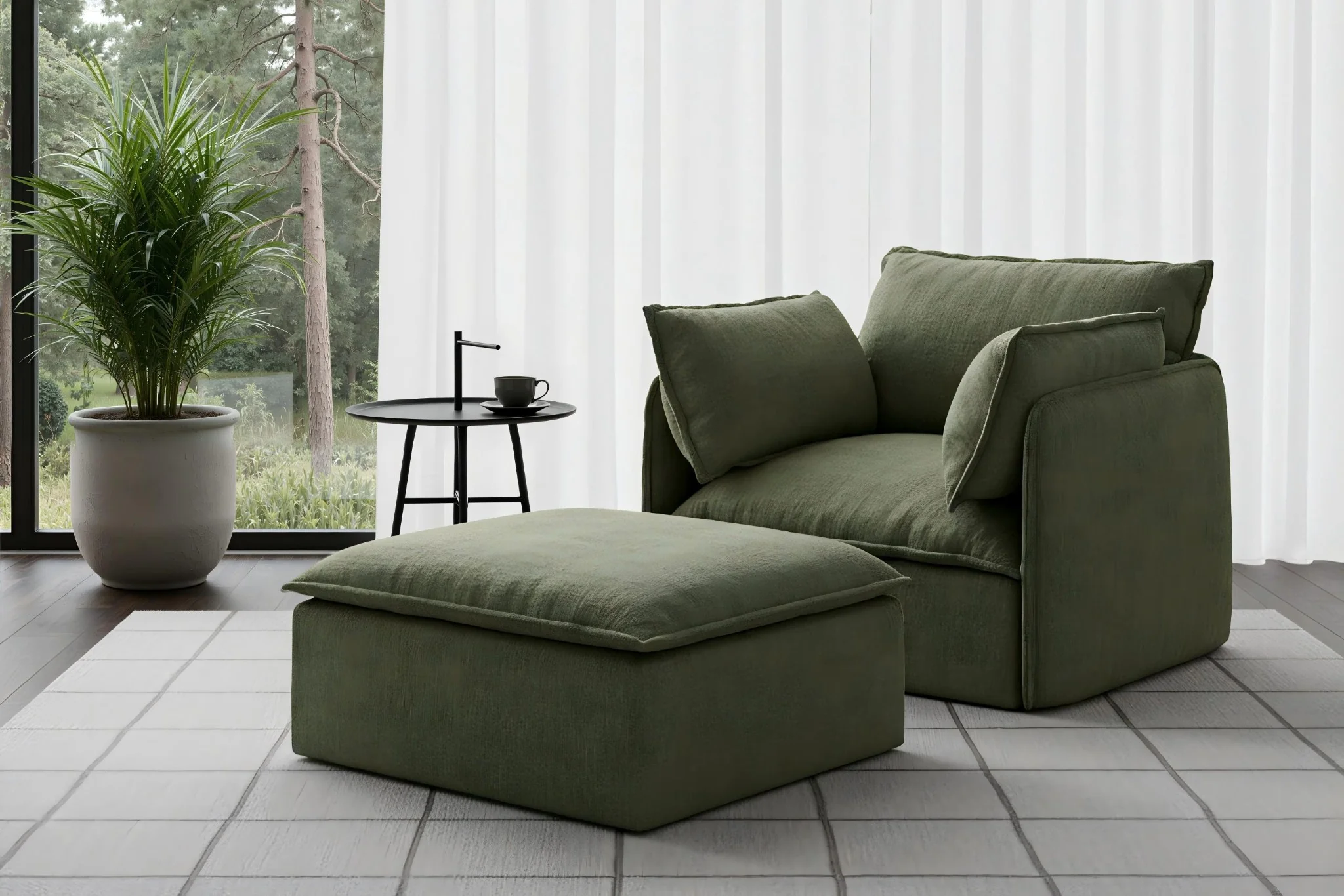 Vensa Modular Reversible Sectional Cloud Couch - Image 40