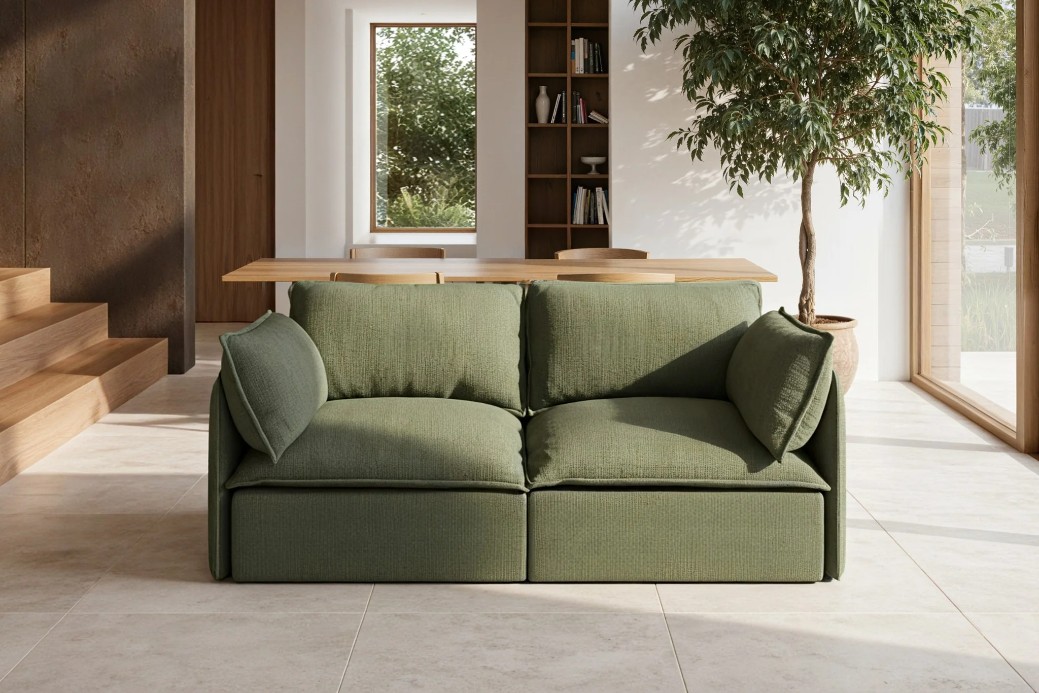 Vensa Modular Reversible Sectional Cloud Couch - Image 48
