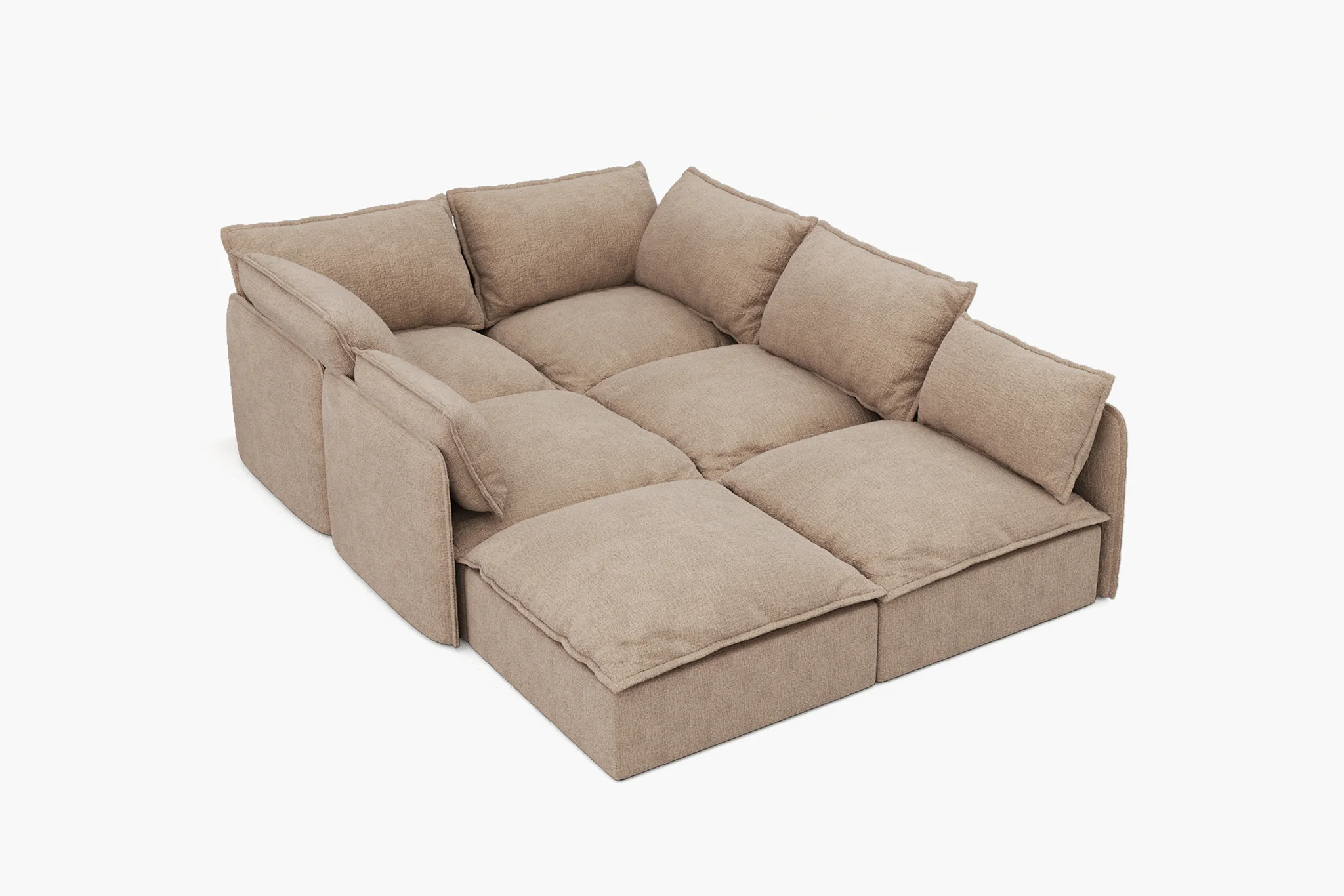 Vensa Modular Reversible Sectional Cloud Couch - Image 77