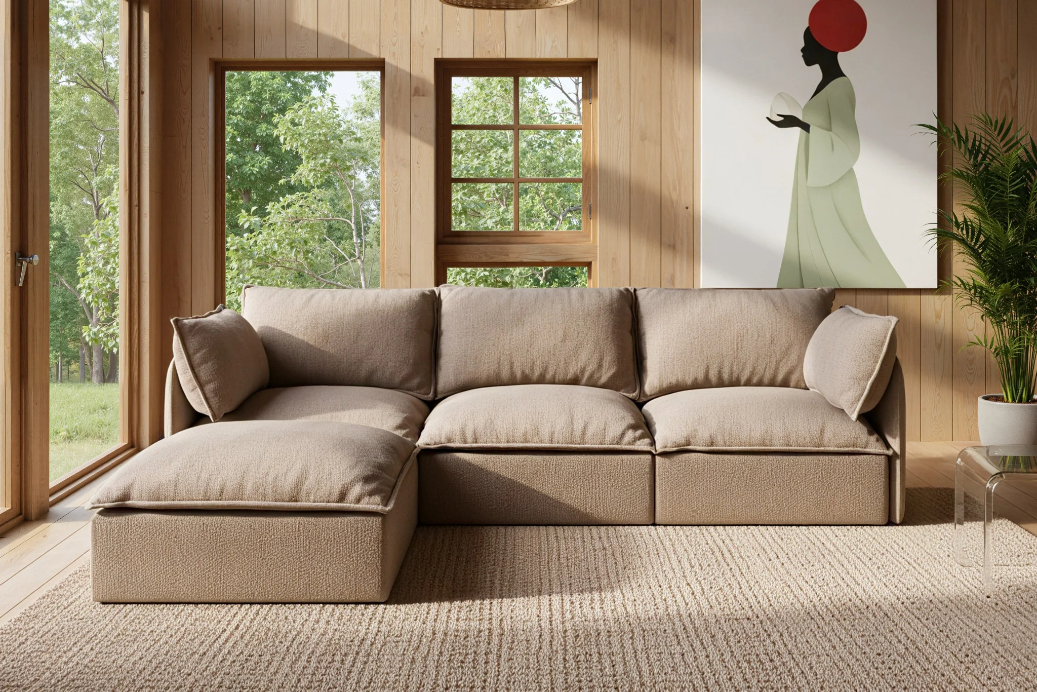 Vensa Modular Reversible Sectional Cloud Couch - Image 82
