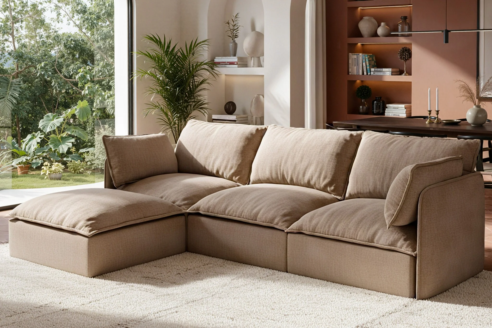 Vensa Modular Reversible Sectional Cloud Couch - Image 92