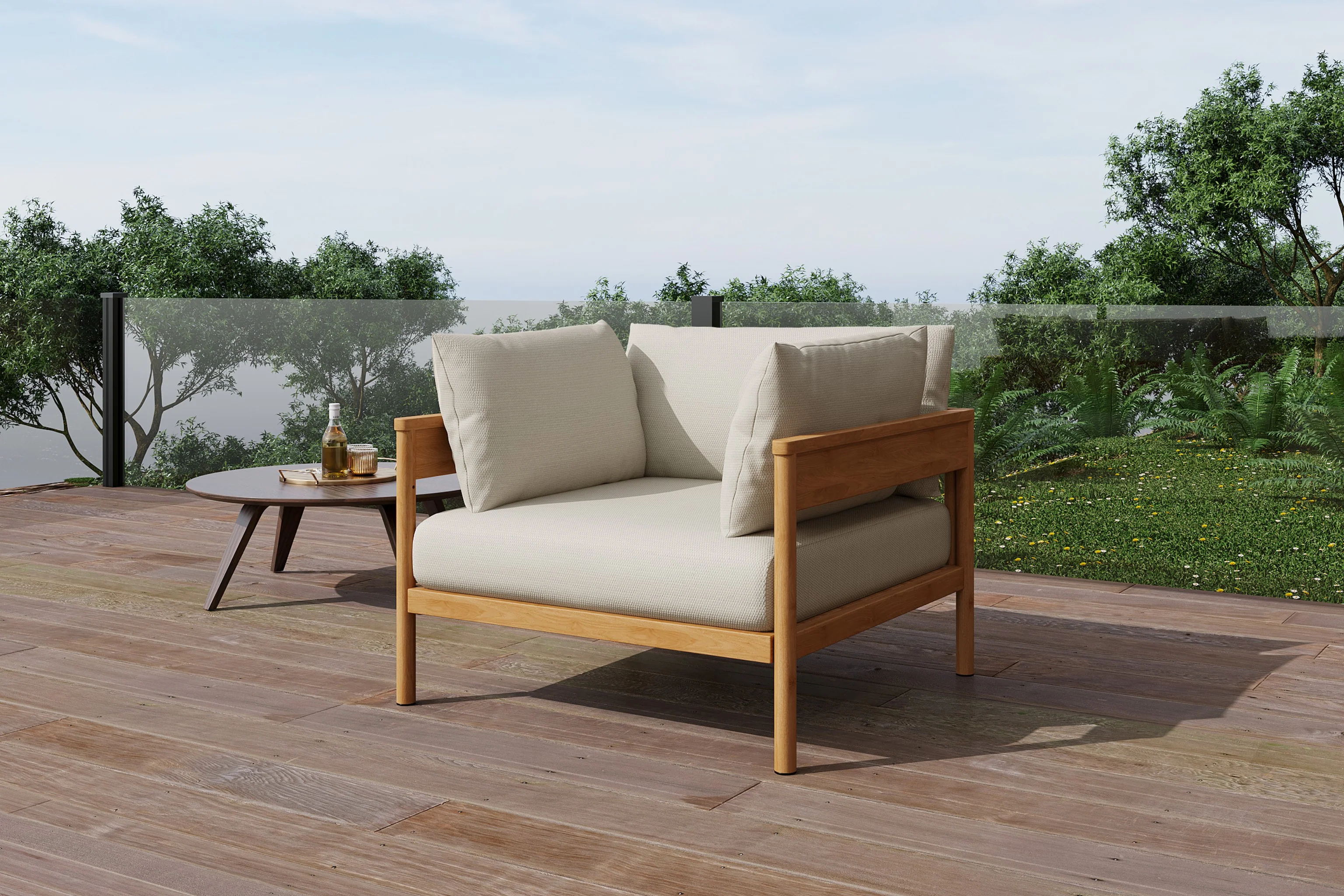 Vento Outdoor Modular Sectional Sofa Set - Image 19
