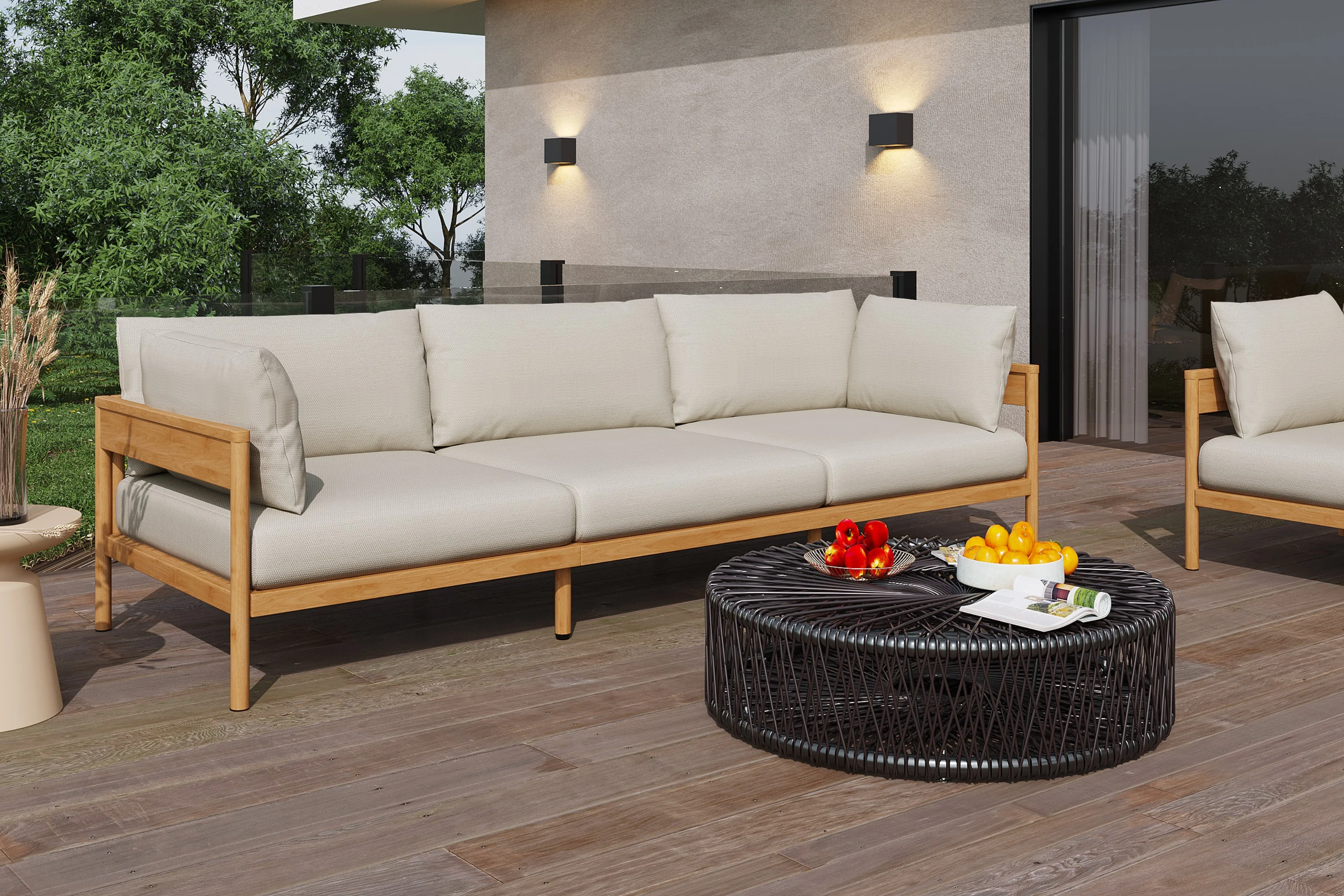 Vento Outdoor Modular Sectional Sofa Set - Image 3