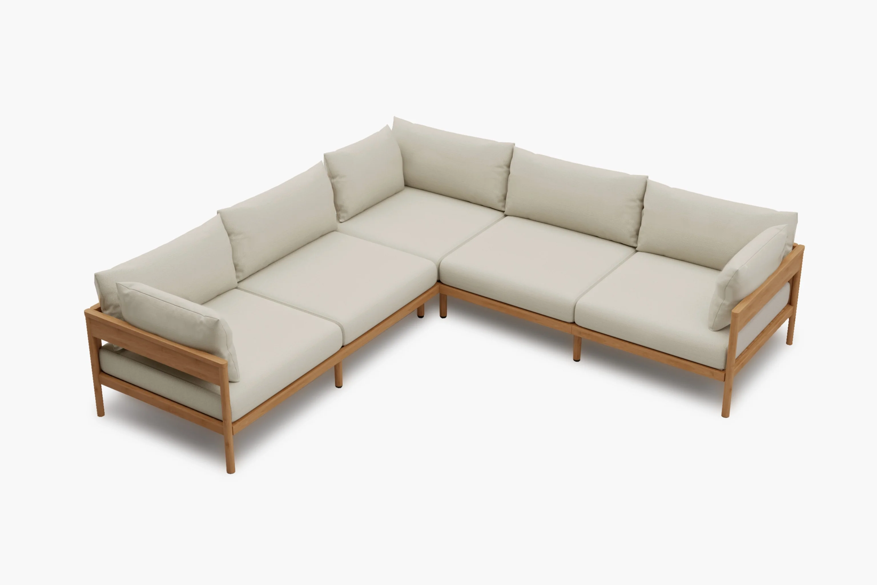 Vento Outdoor Modular Sectional Sofa Set - Image 31