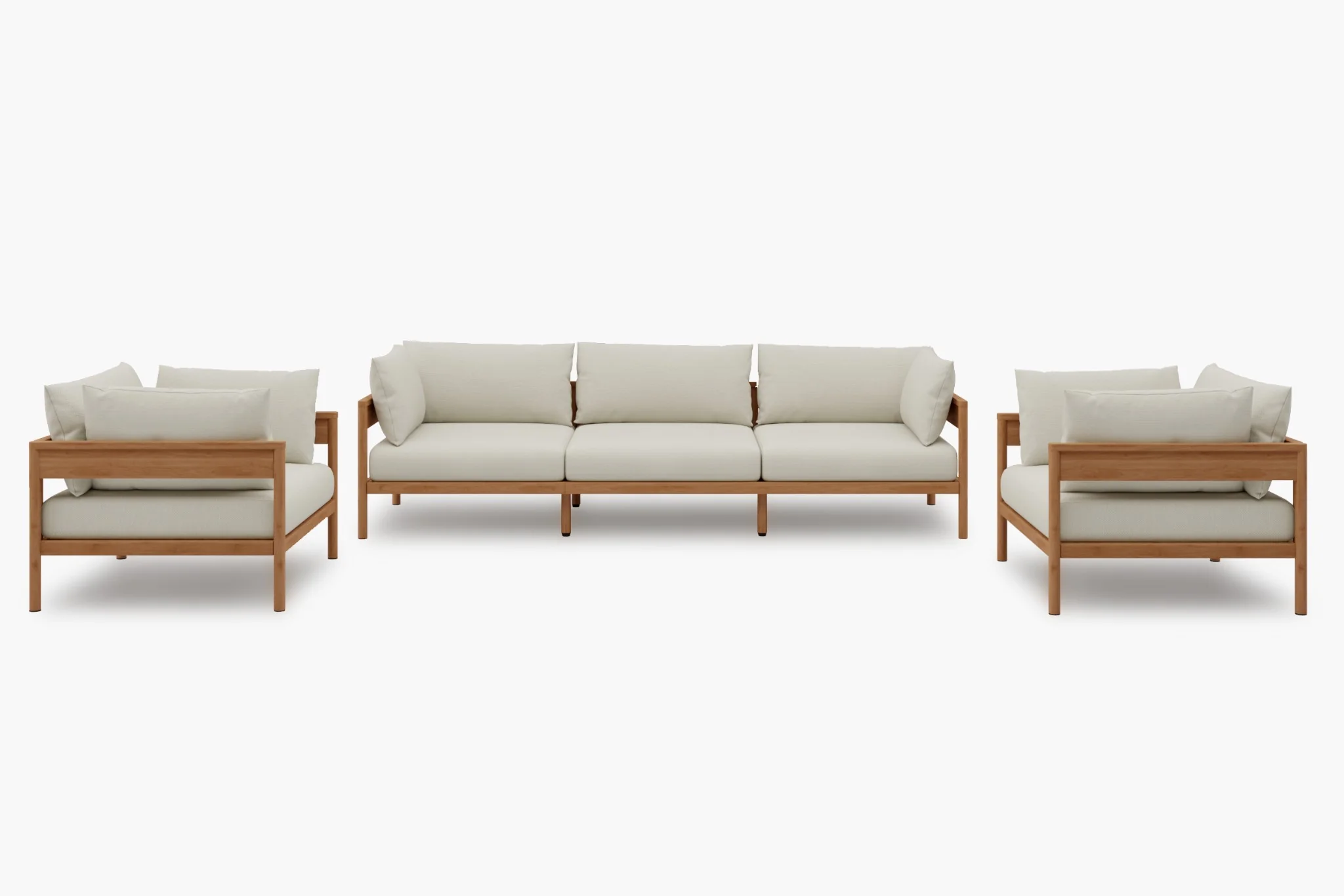 Vento Outdoor Modular Sectional Sofa Set - Image 38
