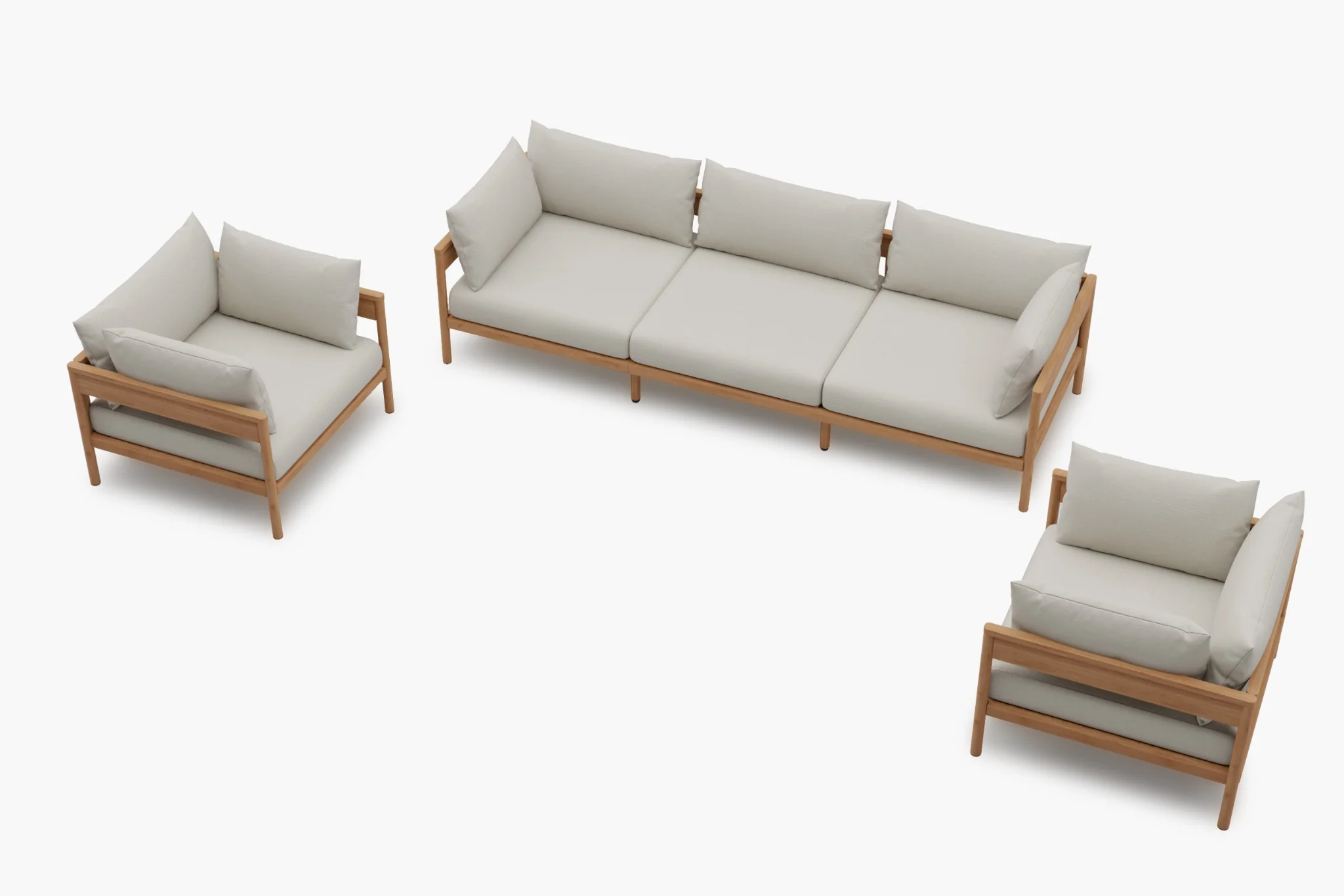 Vento Outdoor Modular Sectional Sofa Set - Image 41