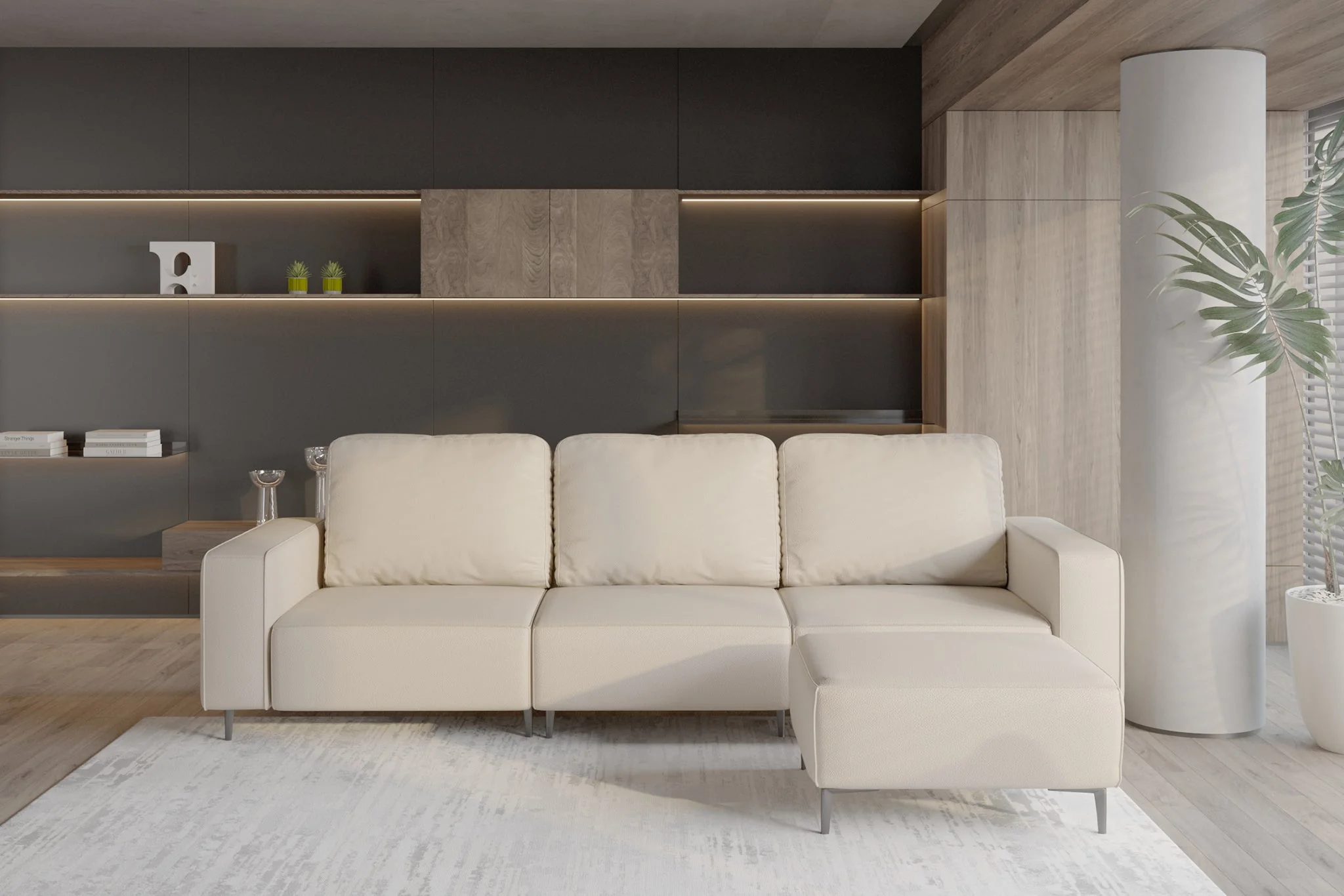 Virelo Dual-Power Reclining Sofa with Ottoman - Image 12
