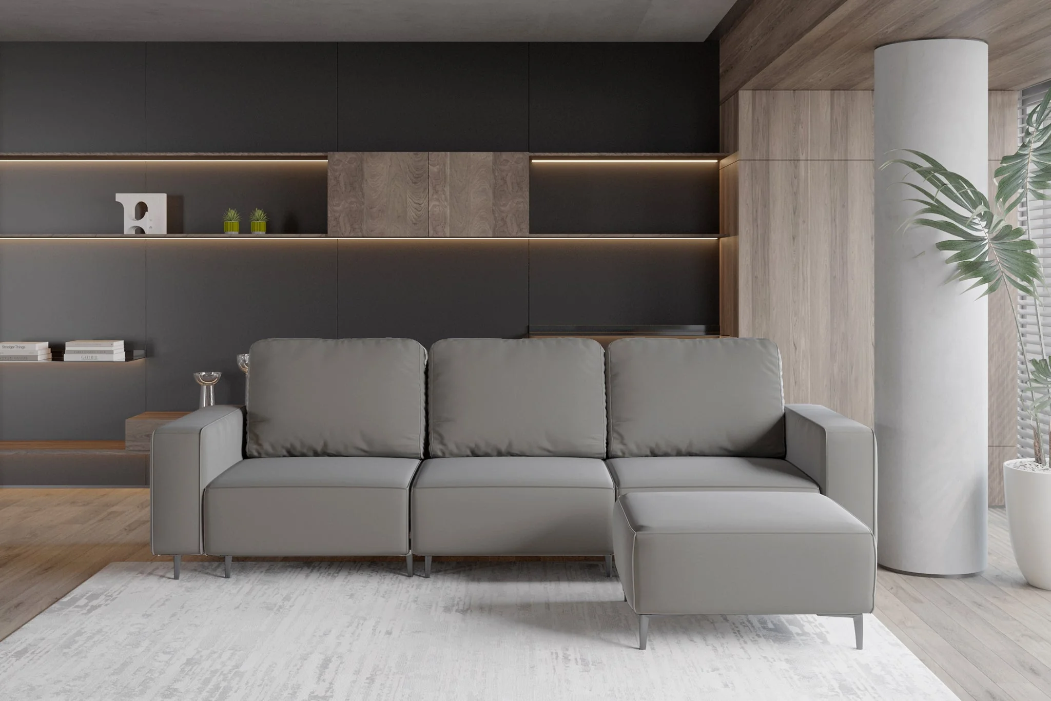 Virelo Dual-Power Reclining Sofa with Ottoman - Image 24