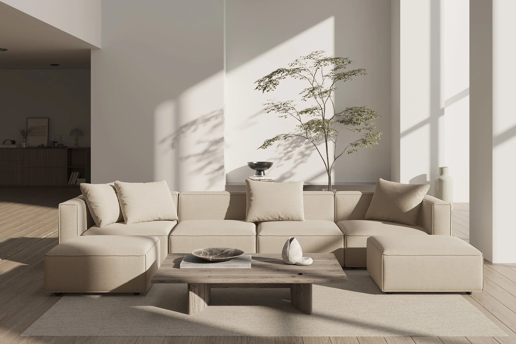Zola Modular Reversible Sectional Sofa by Acanva - Image 9